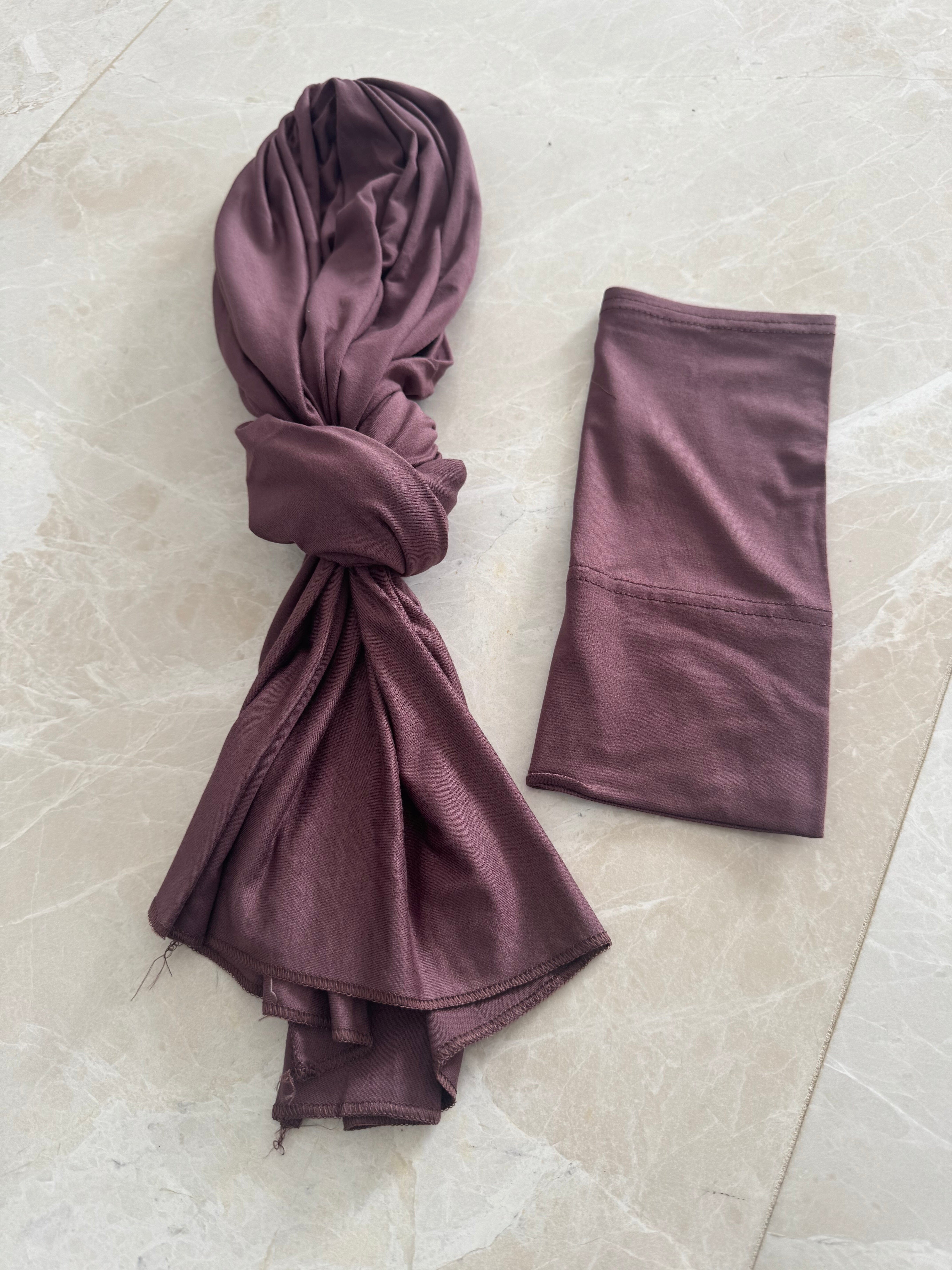 Liquid Jersey Shawl Set