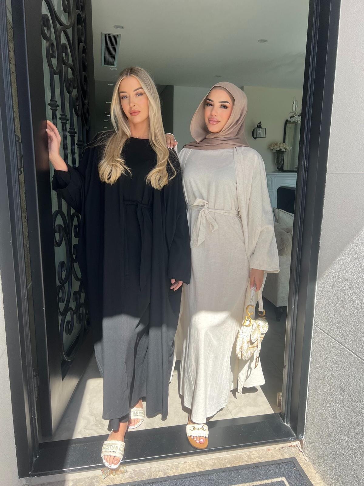 Linen Cape/Dress Set