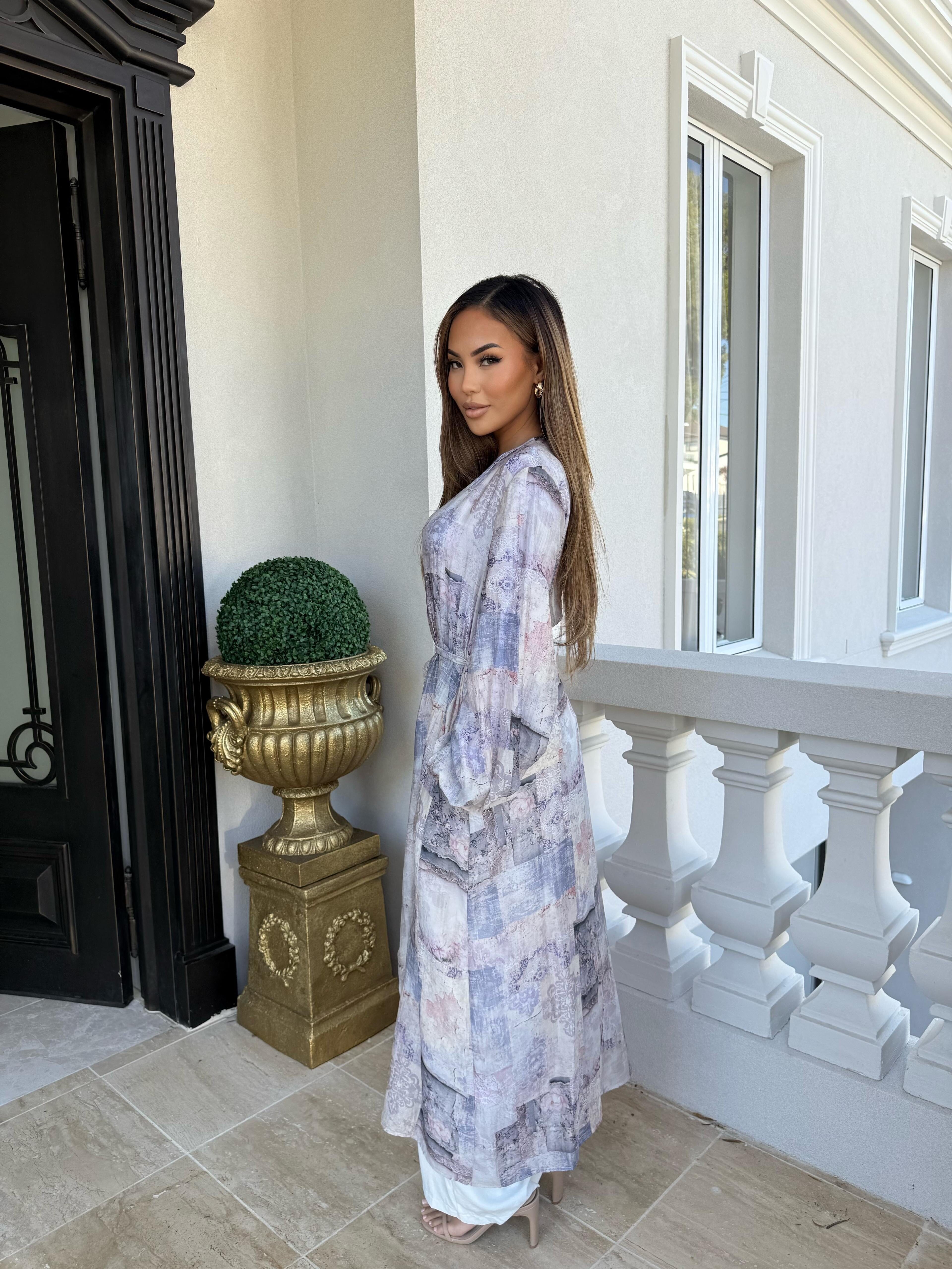 Lia Lavender Cardigan