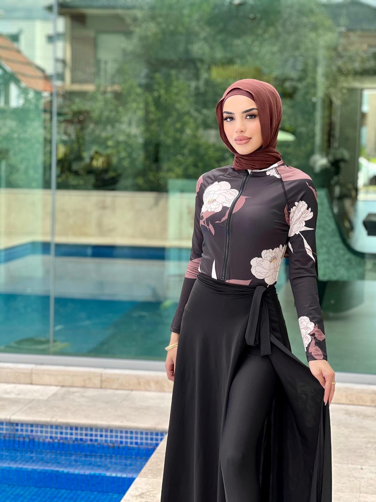 Floral Swim Body Suit