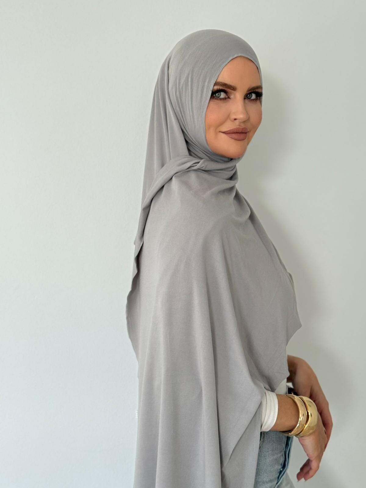Grey Jeresy Wrap