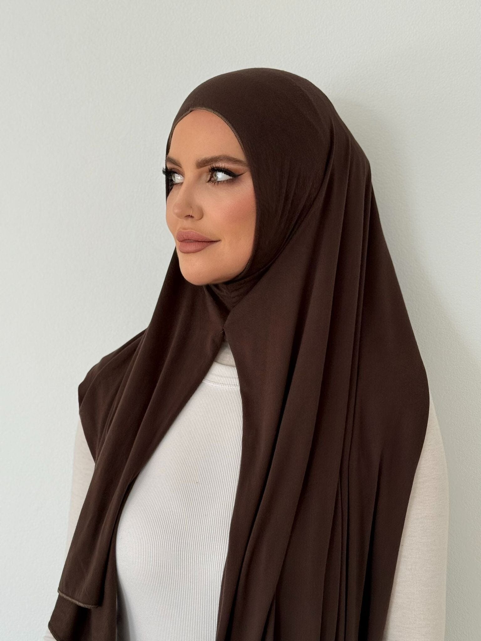 Brown Jeresy Wrap