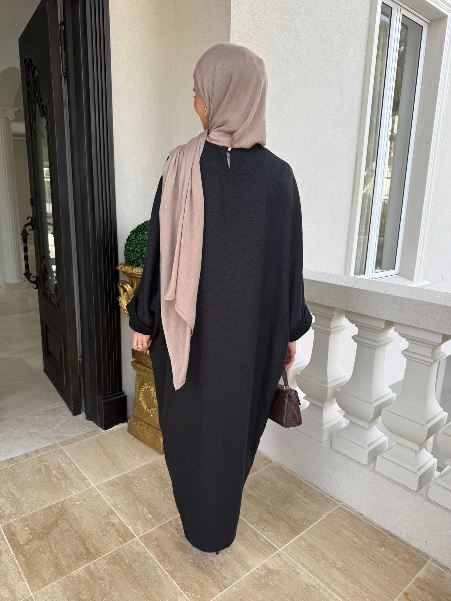 Tweed Abaya Set