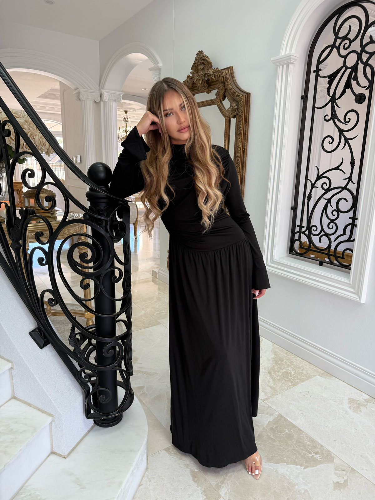 Maxi Gathered Dress