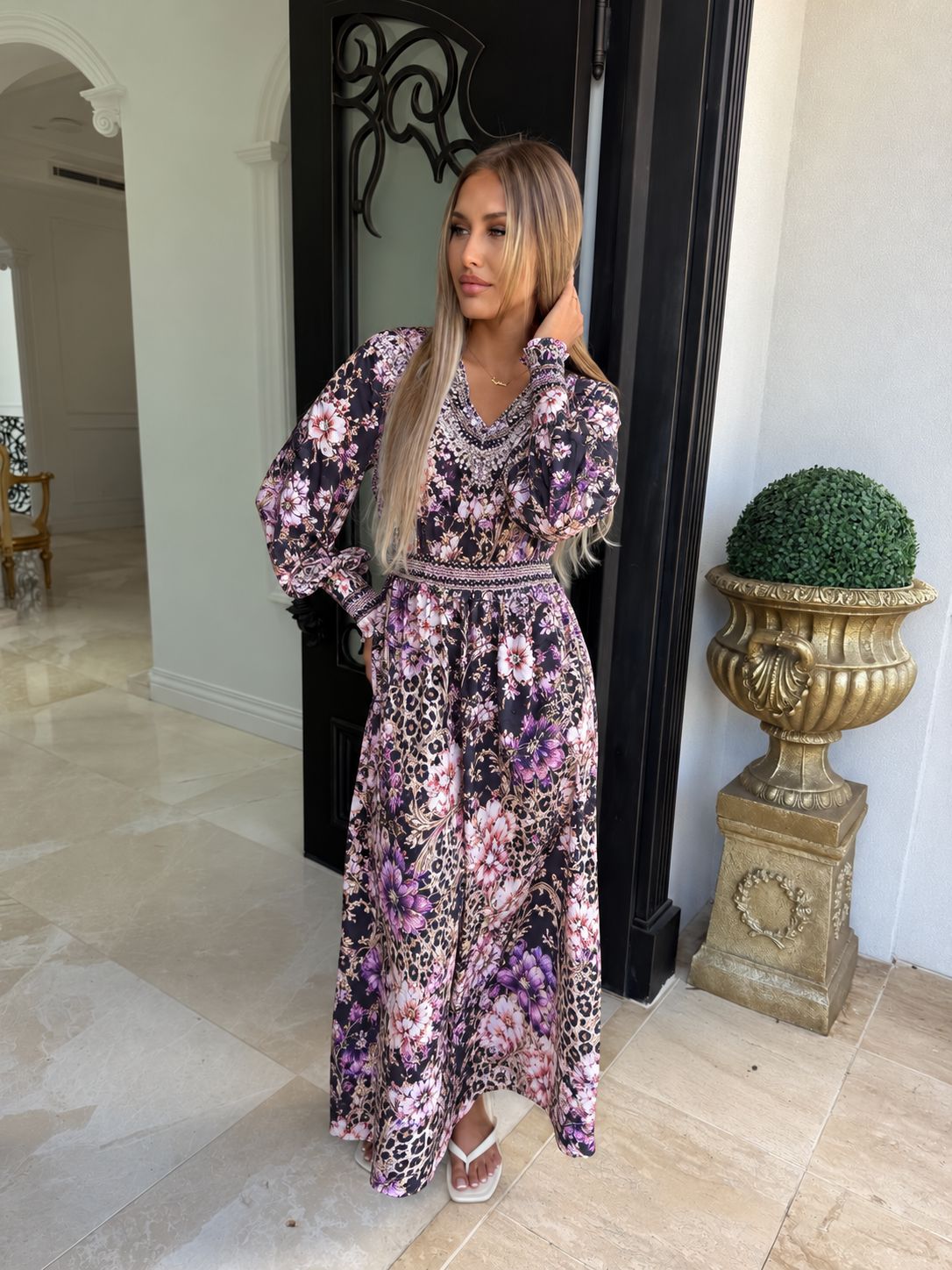 Imaya Beaded Dress