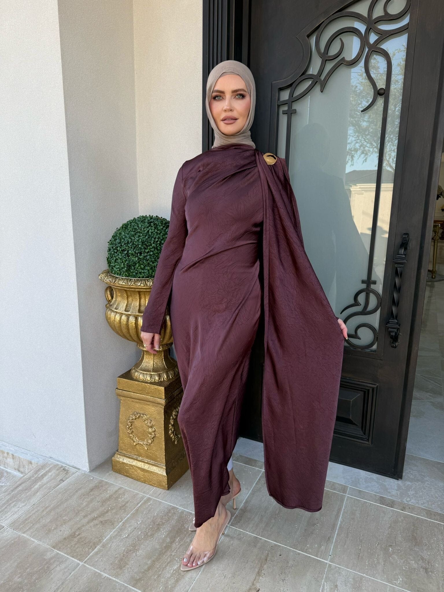 Luxe Satin Gown