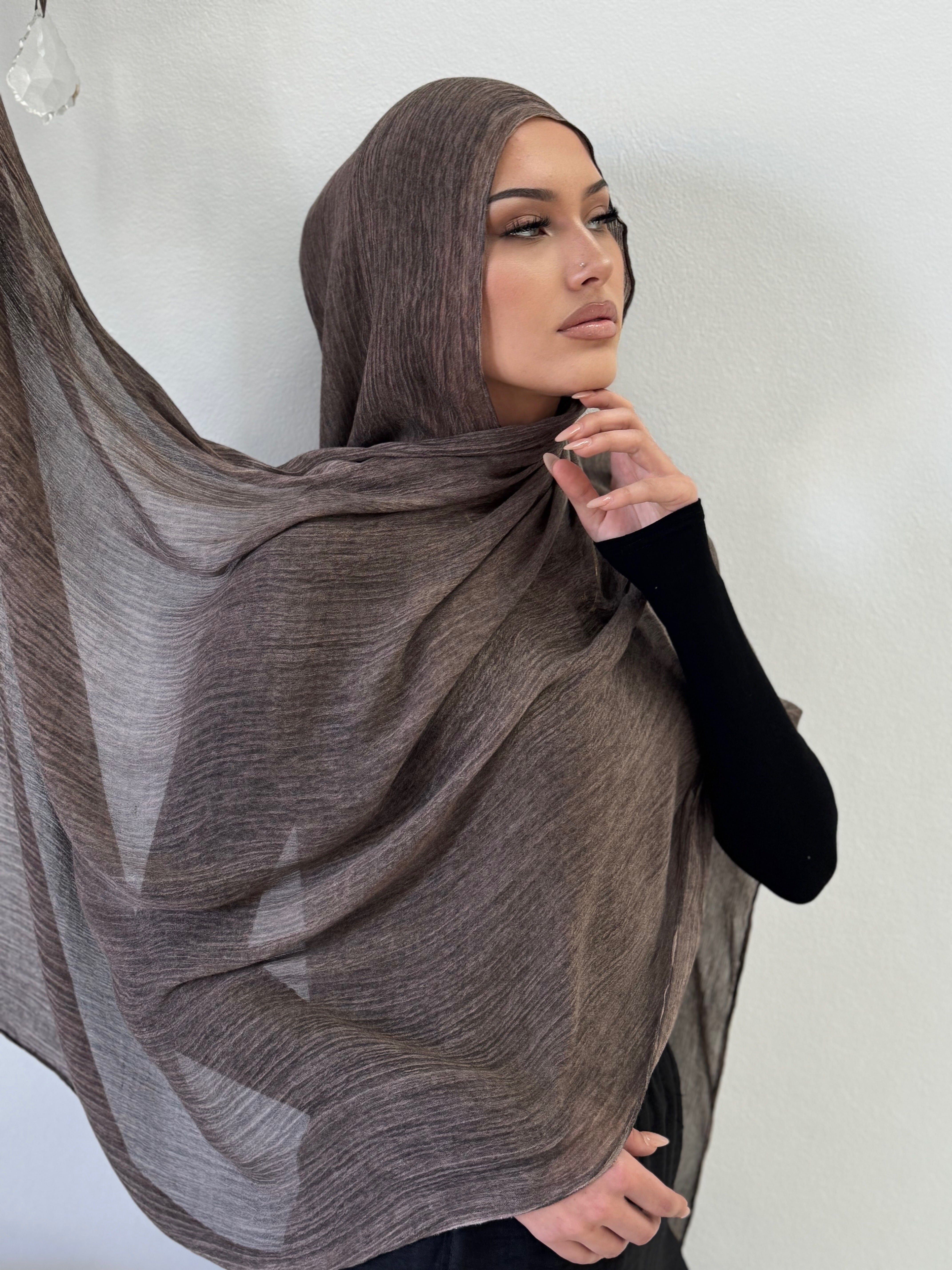 Taupe Hijab Set