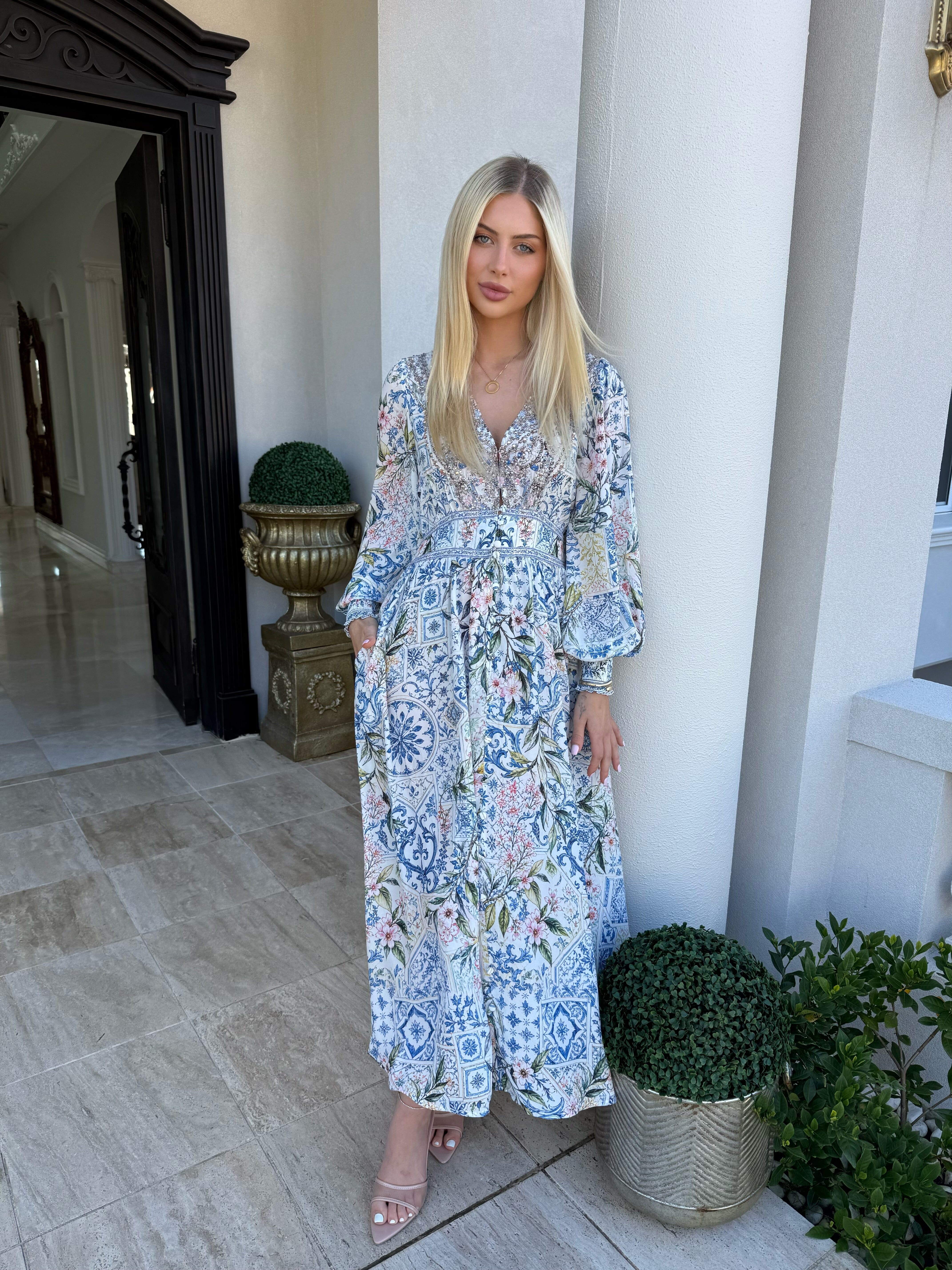 White Spark Dress