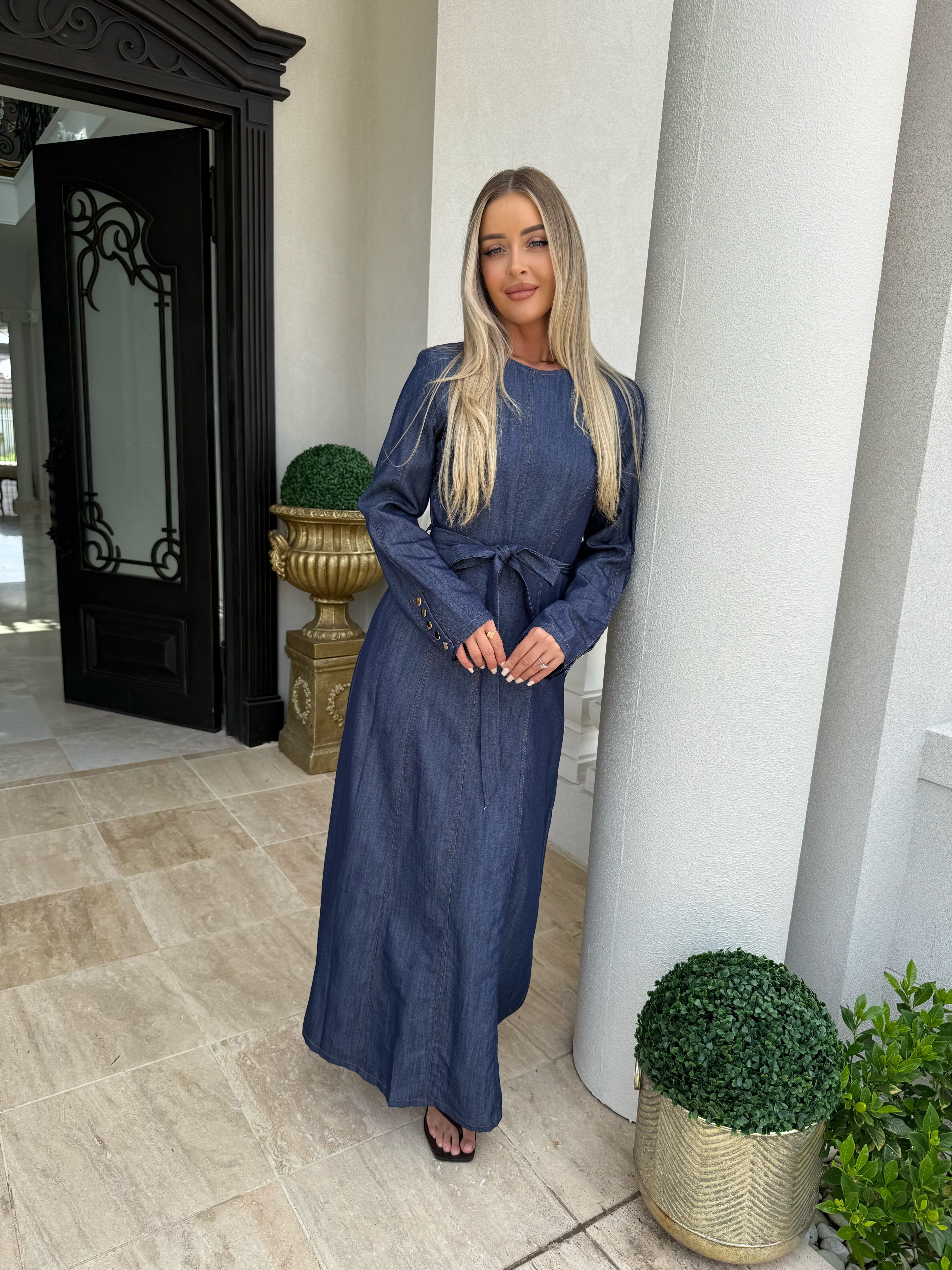 Layali Denim Dress