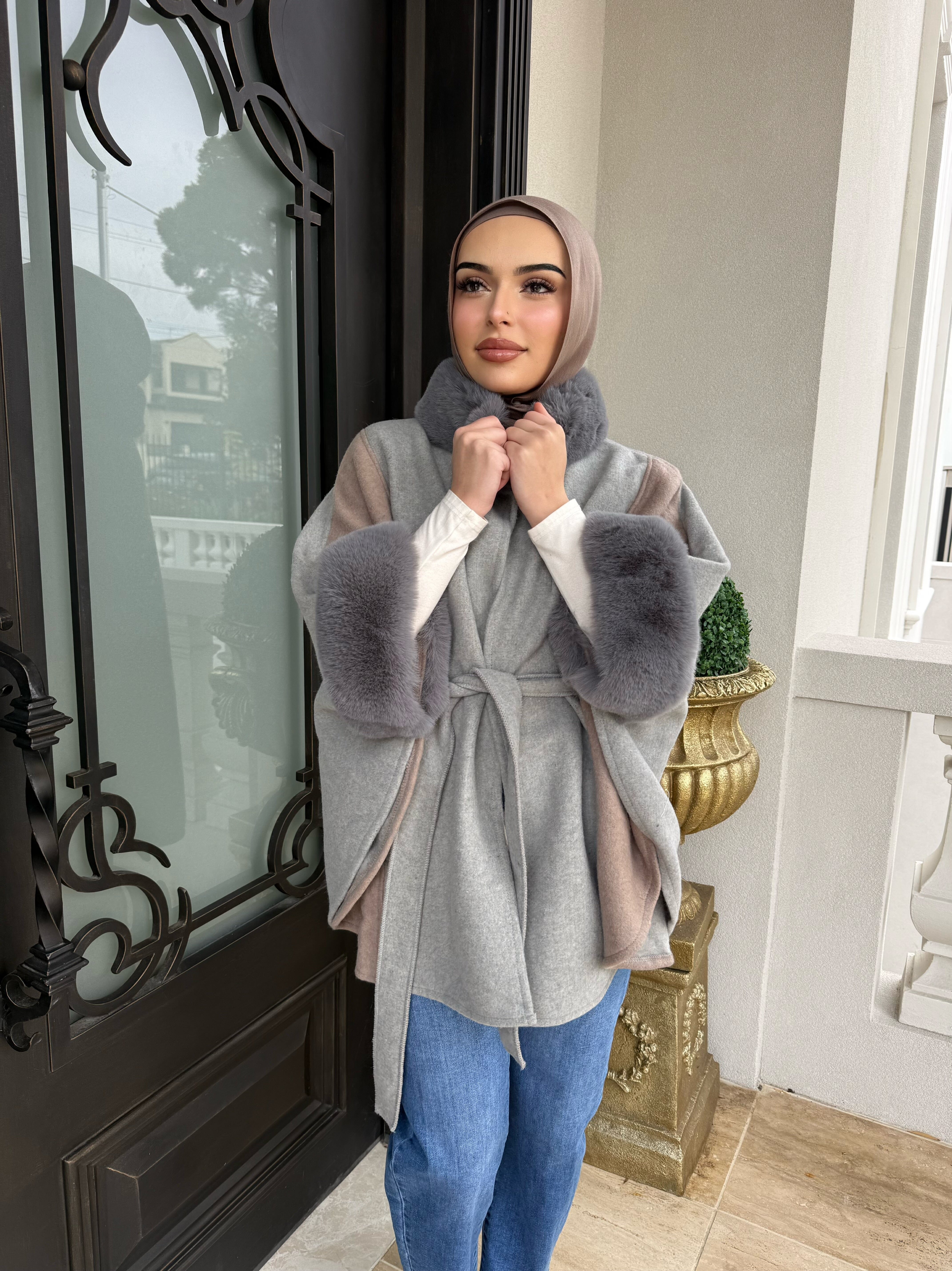 Fur Poncho