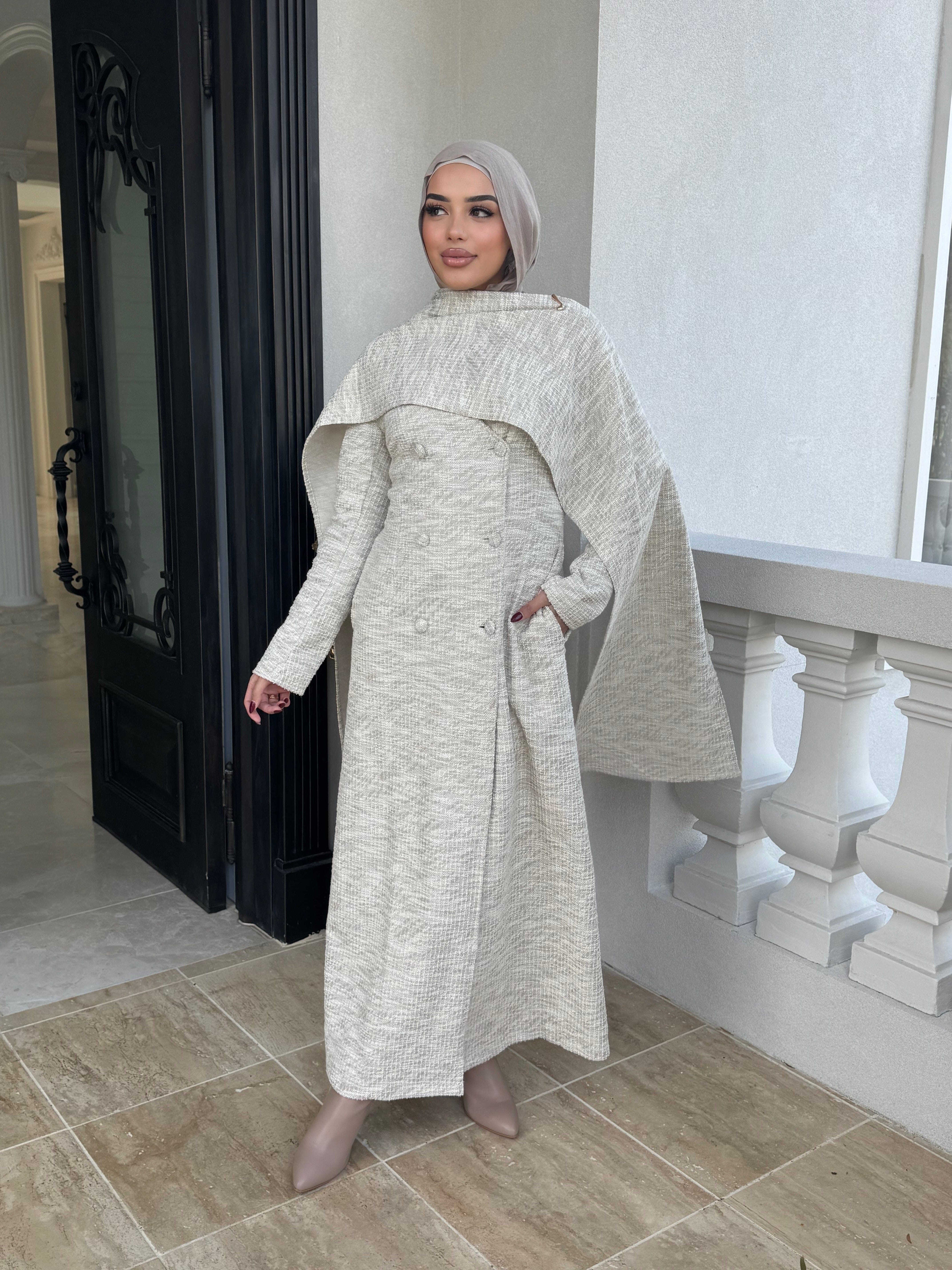 Tweed Coat/Dress Shawl