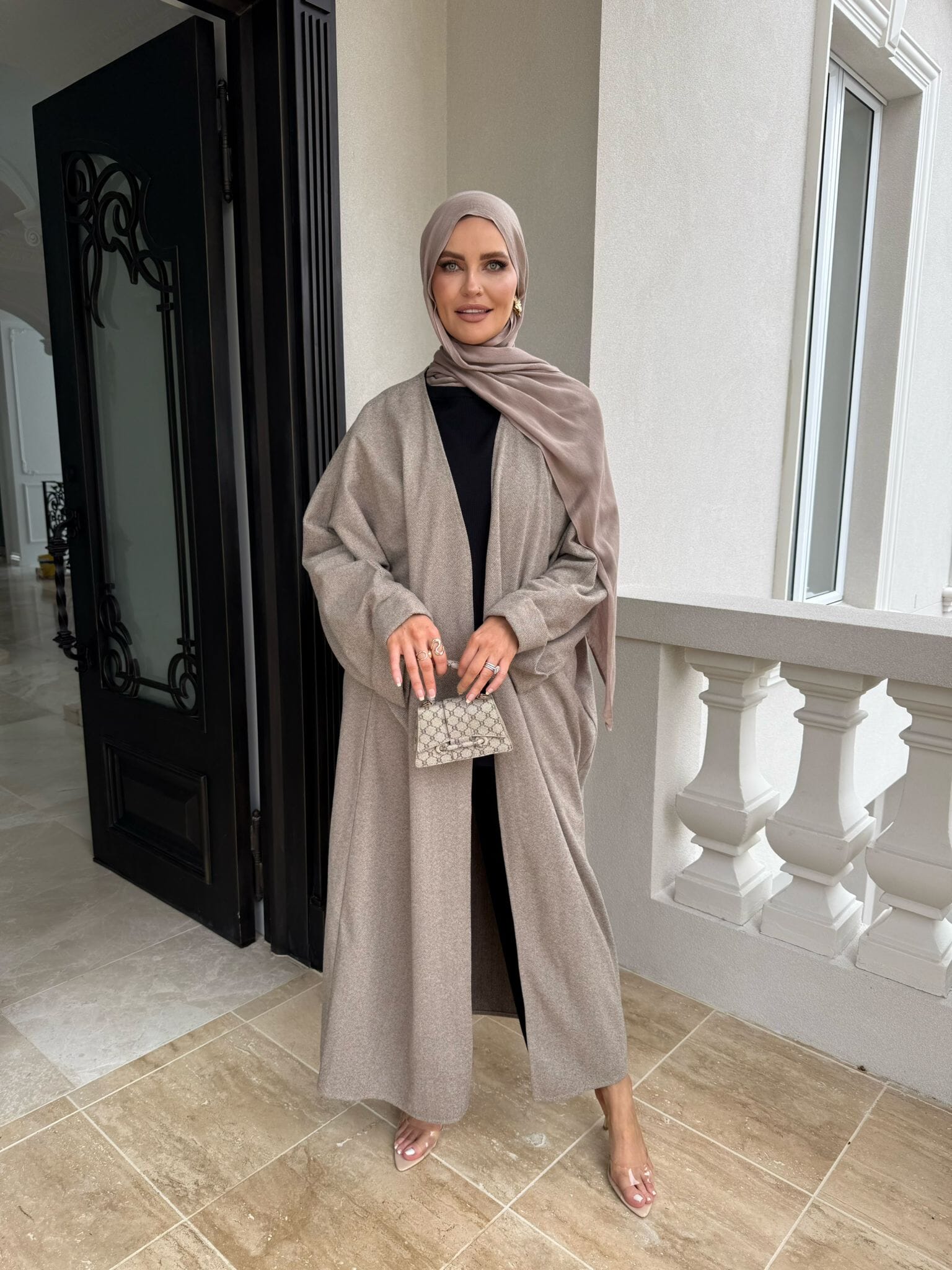 Textured Abaya kimono