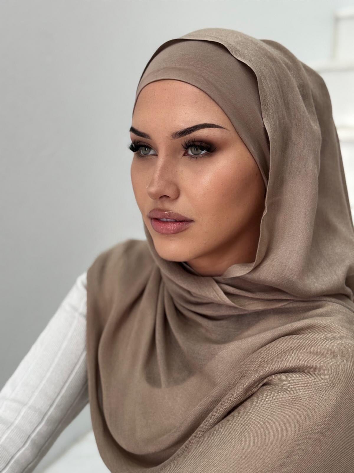 Nude Hijab Set