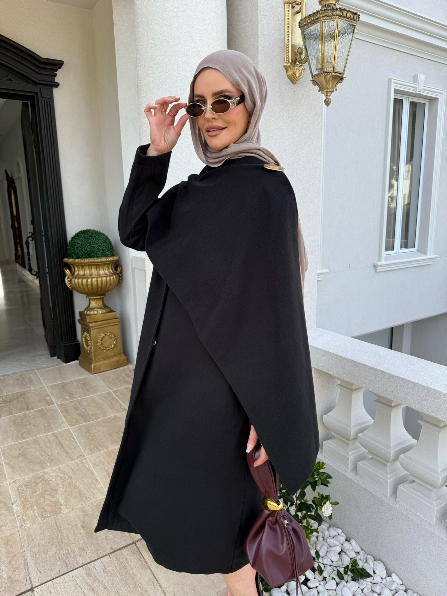 Siham Scarf Coat