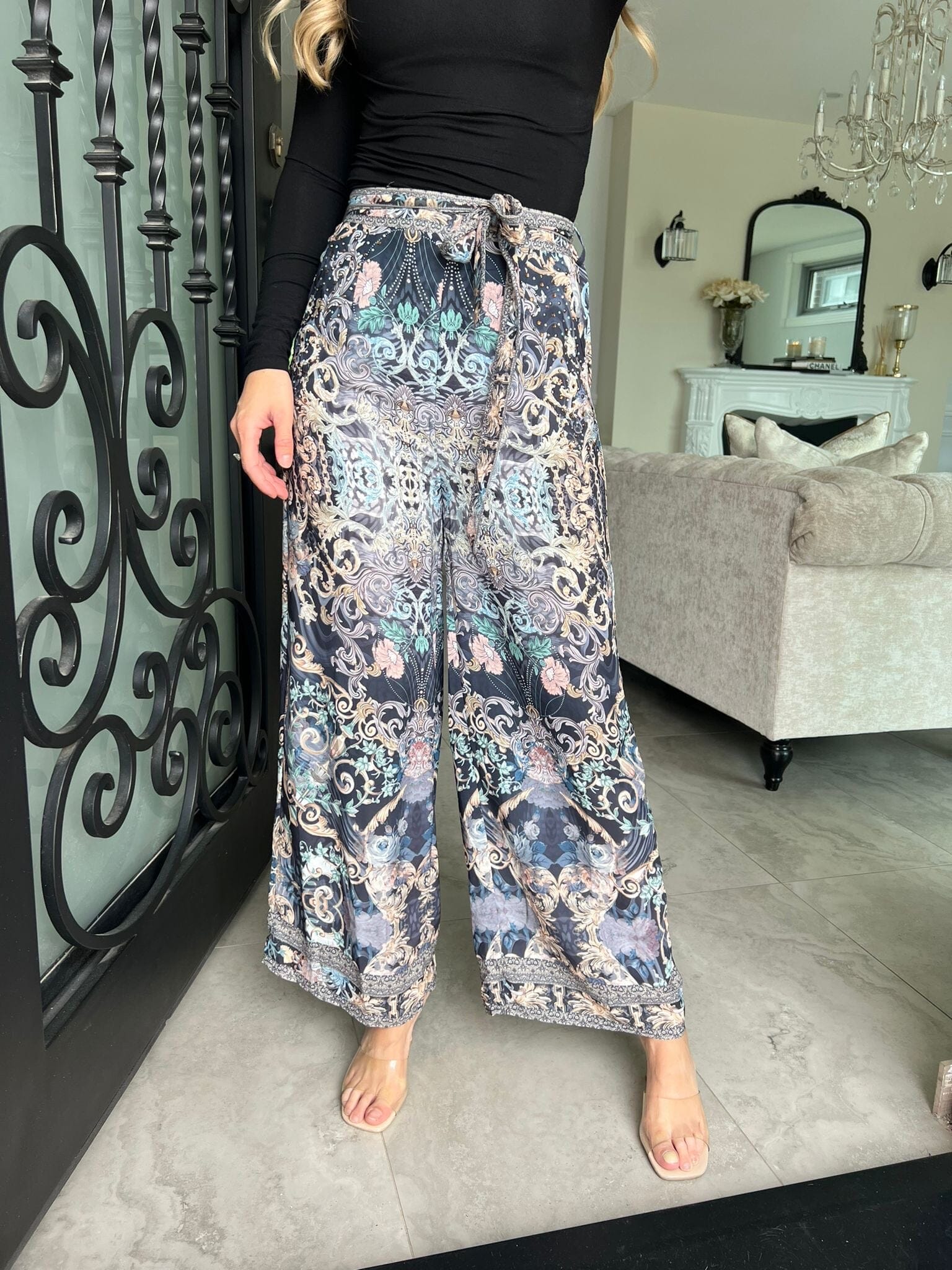Anna Blue Wide Pants
