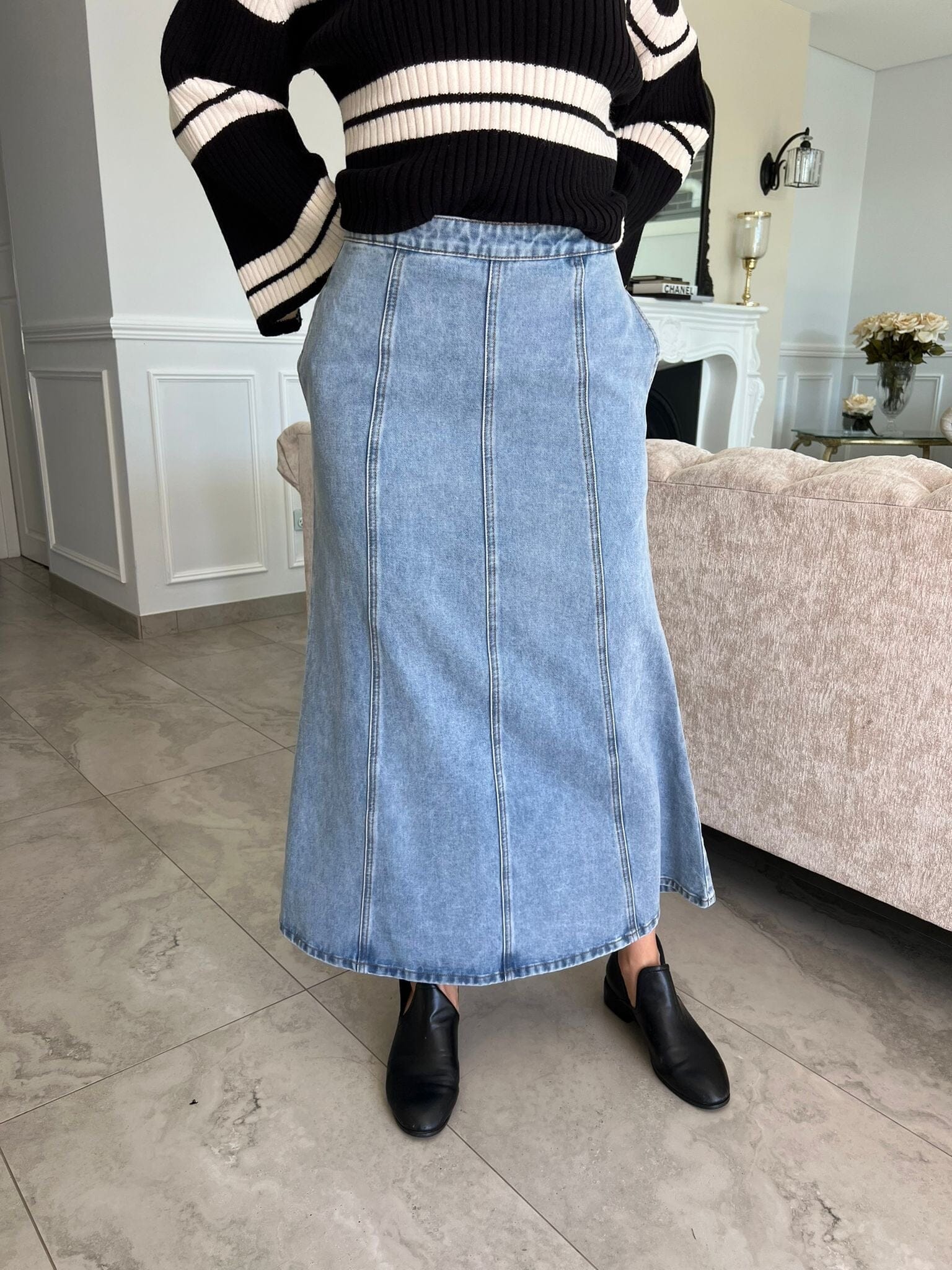 Aline Denim Skirt