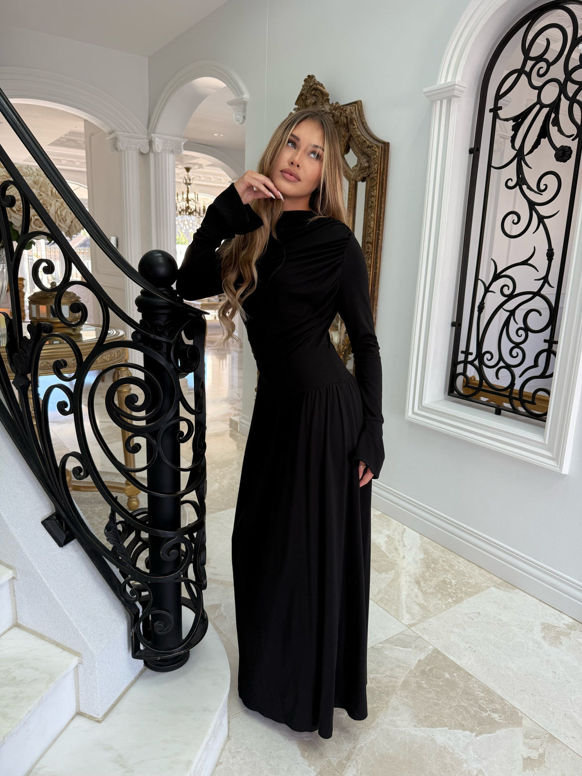 Maxi Gathered Dress