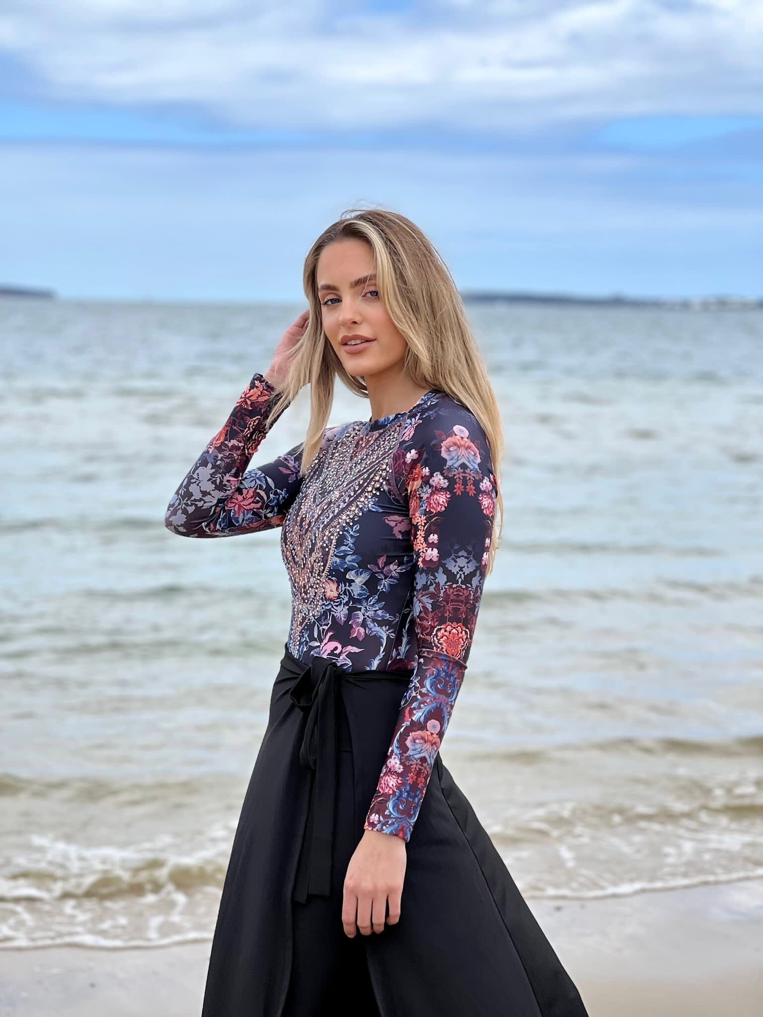 Midnight Plum SWIM Body Suit