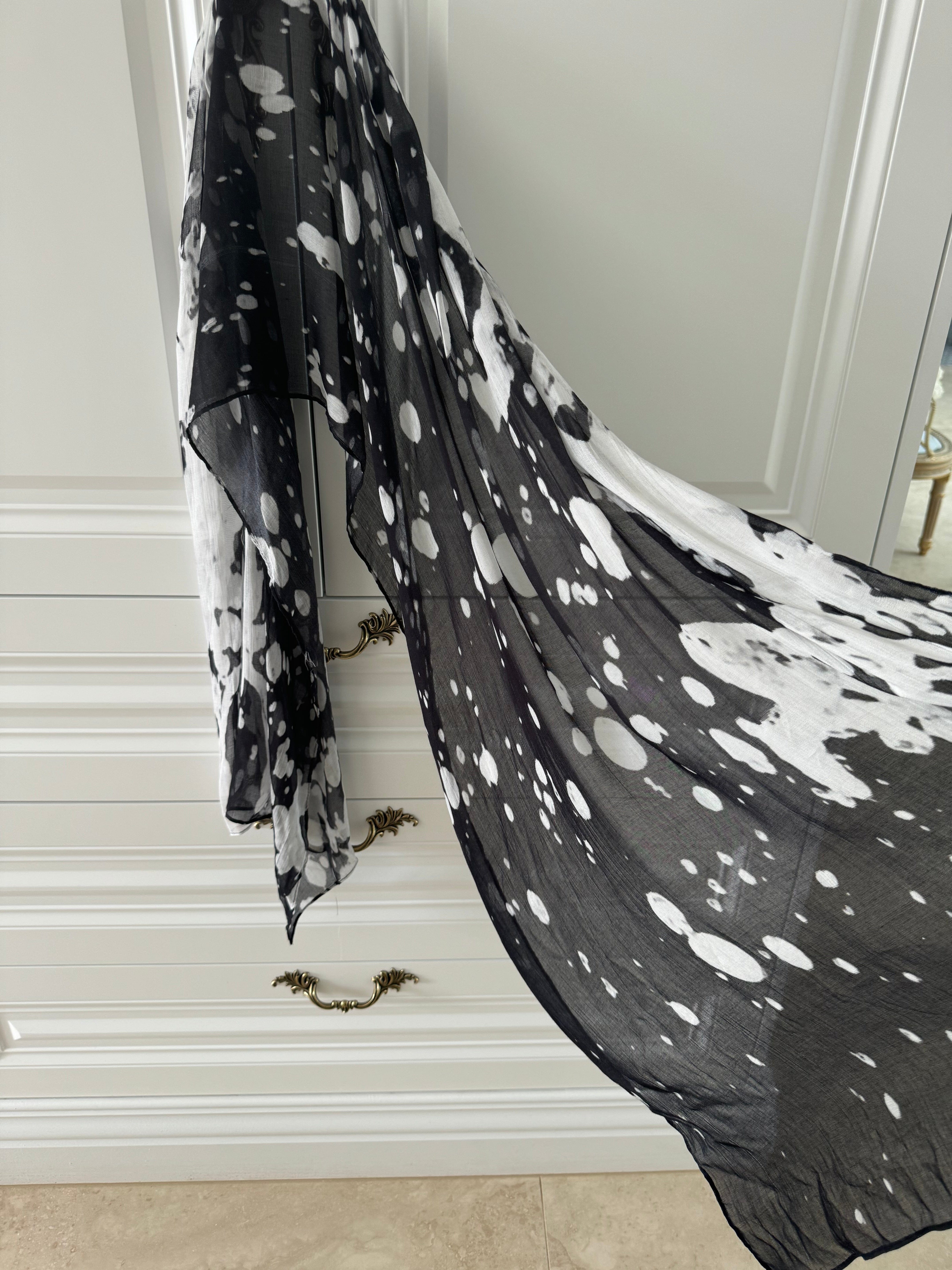 Splash shawl