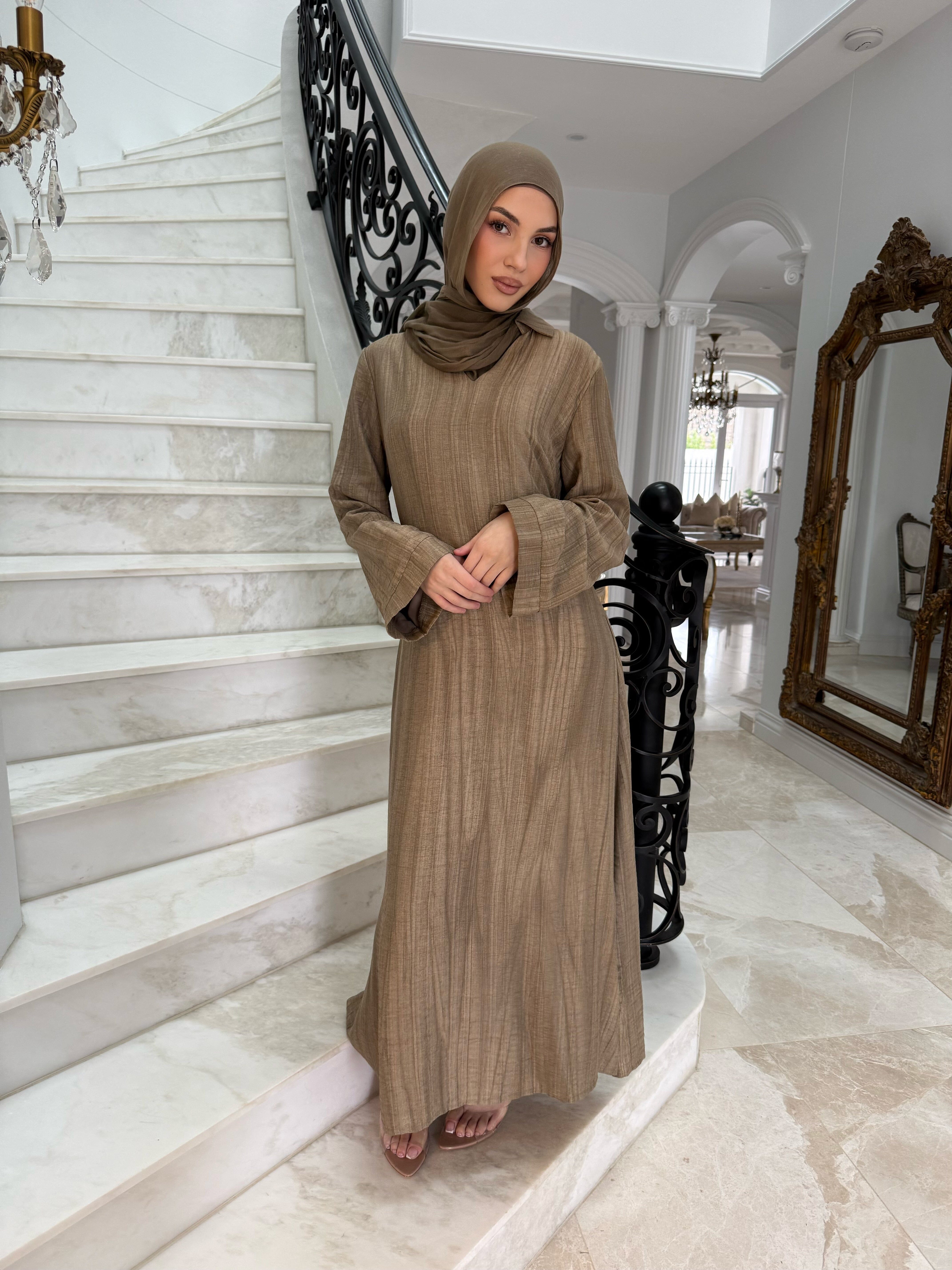 Textured Abaya