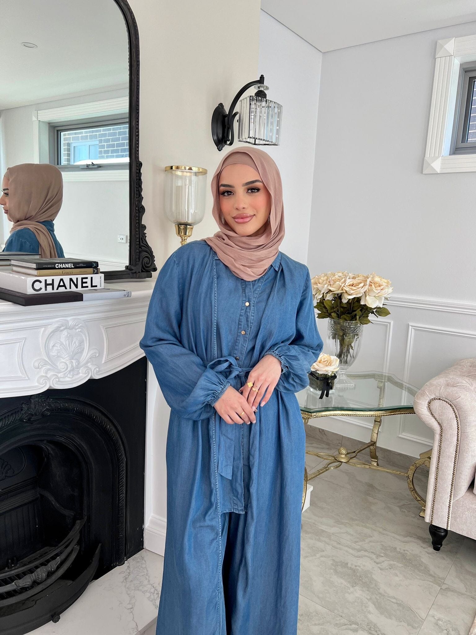 Chamber Gold Button Blouse