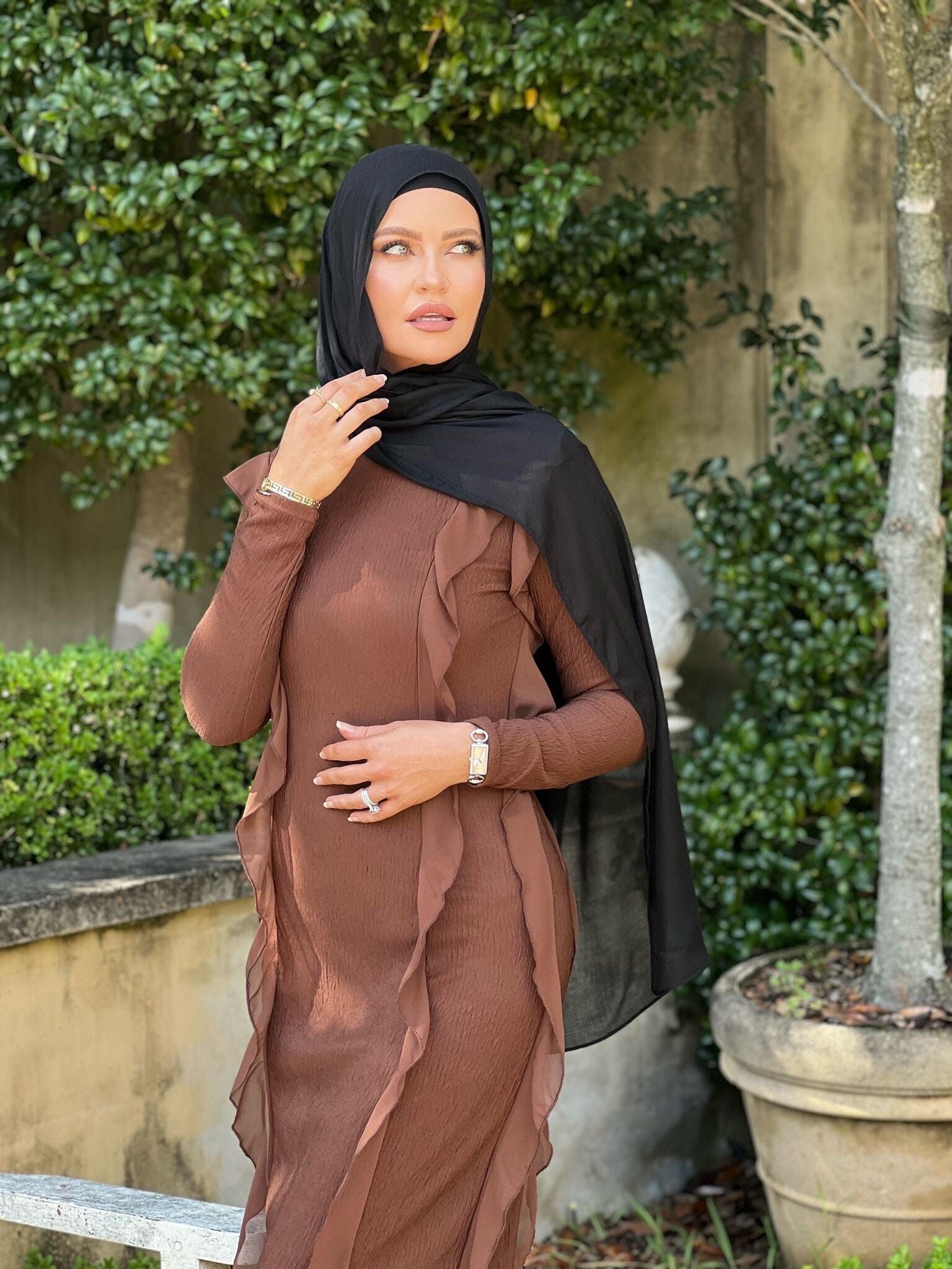 Amar Ruffle Dress