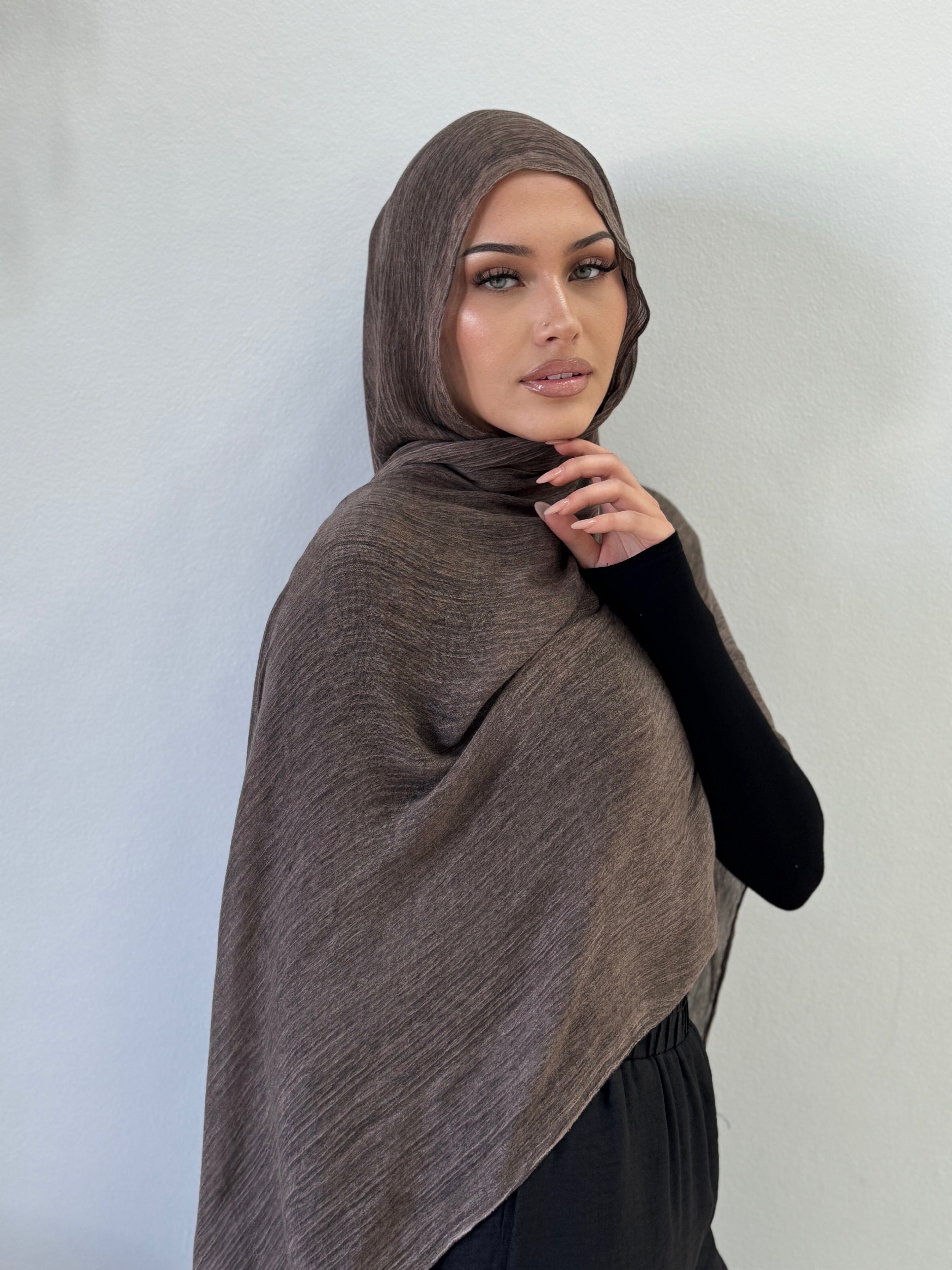 Taupe Hijab Set