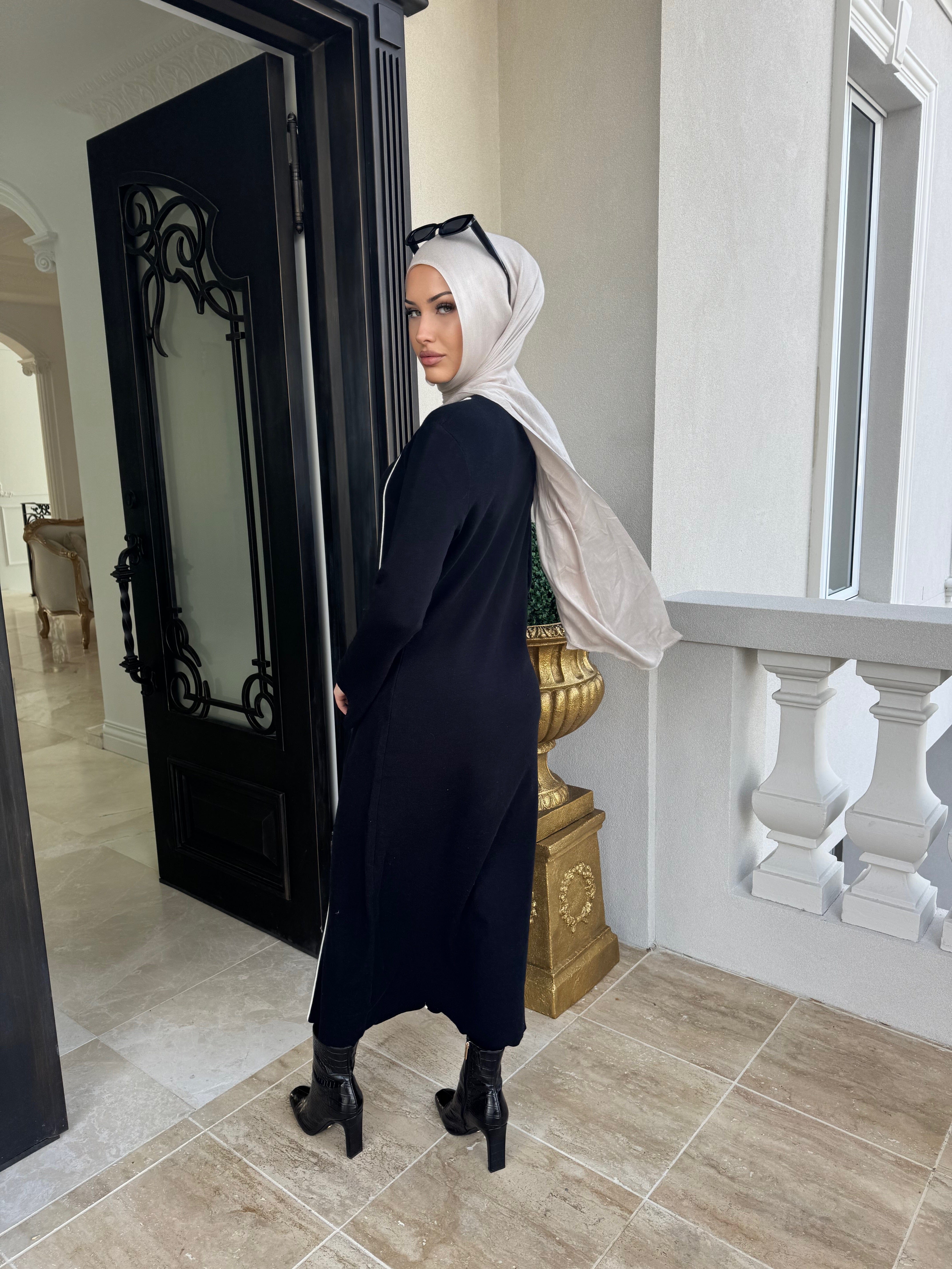 Soft Knit Button Dress