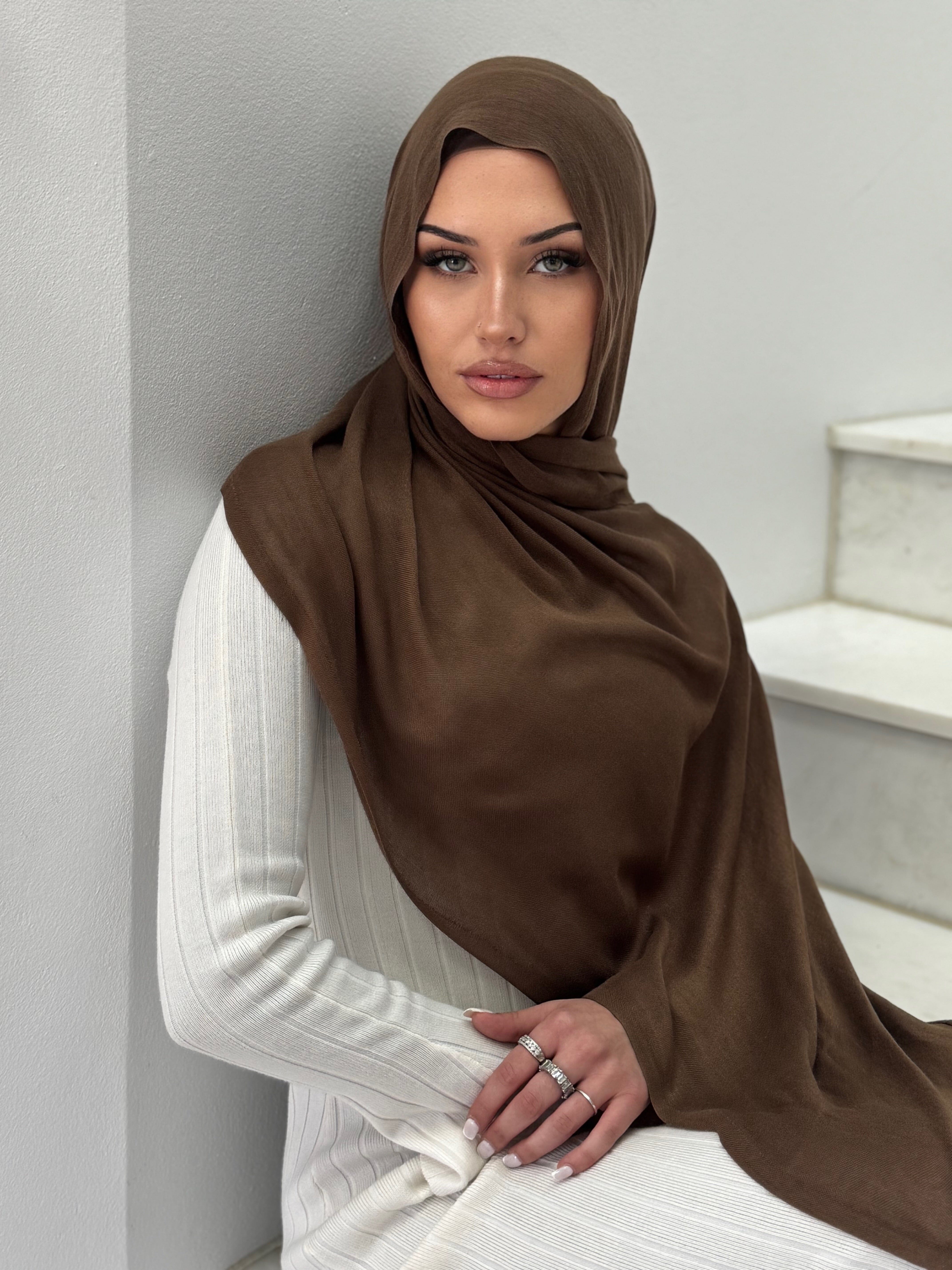 Smokey Khaki Hijab Set
