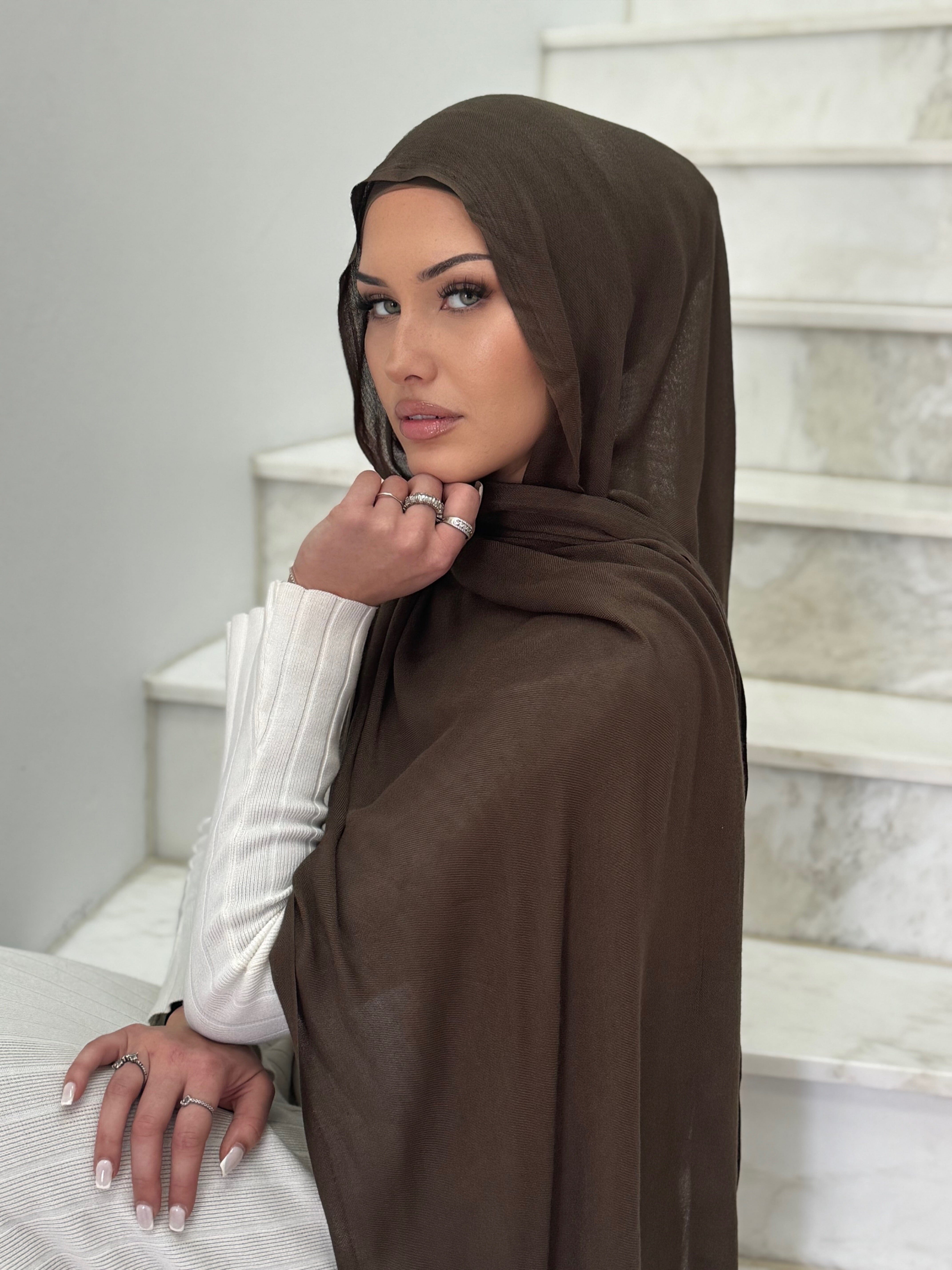 Smokey Khaki Hijab Set