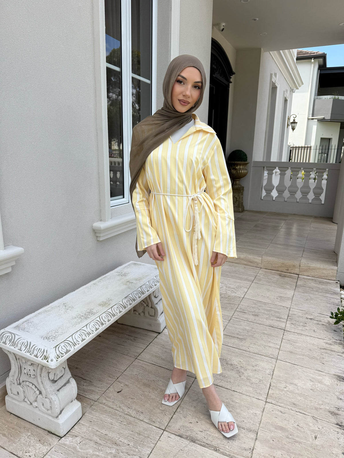 Stripe Maxi Dress