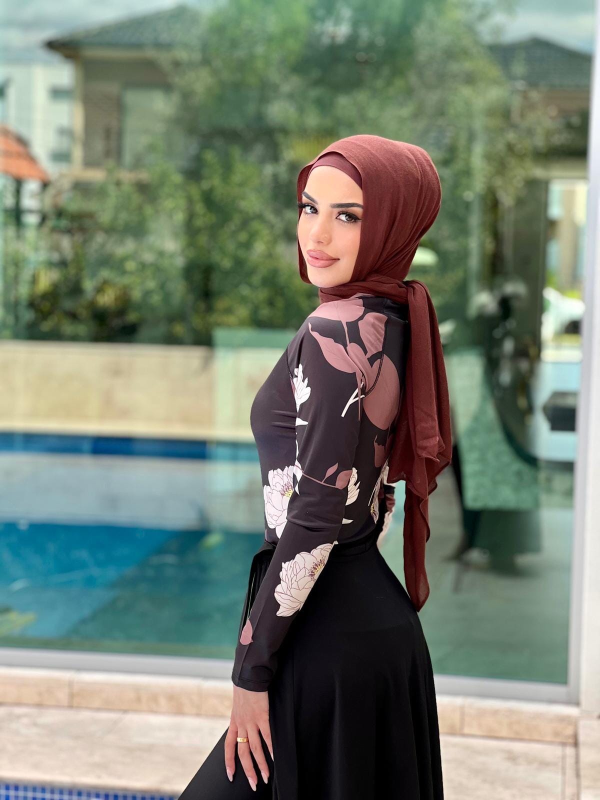 Floral Swim Body Suit