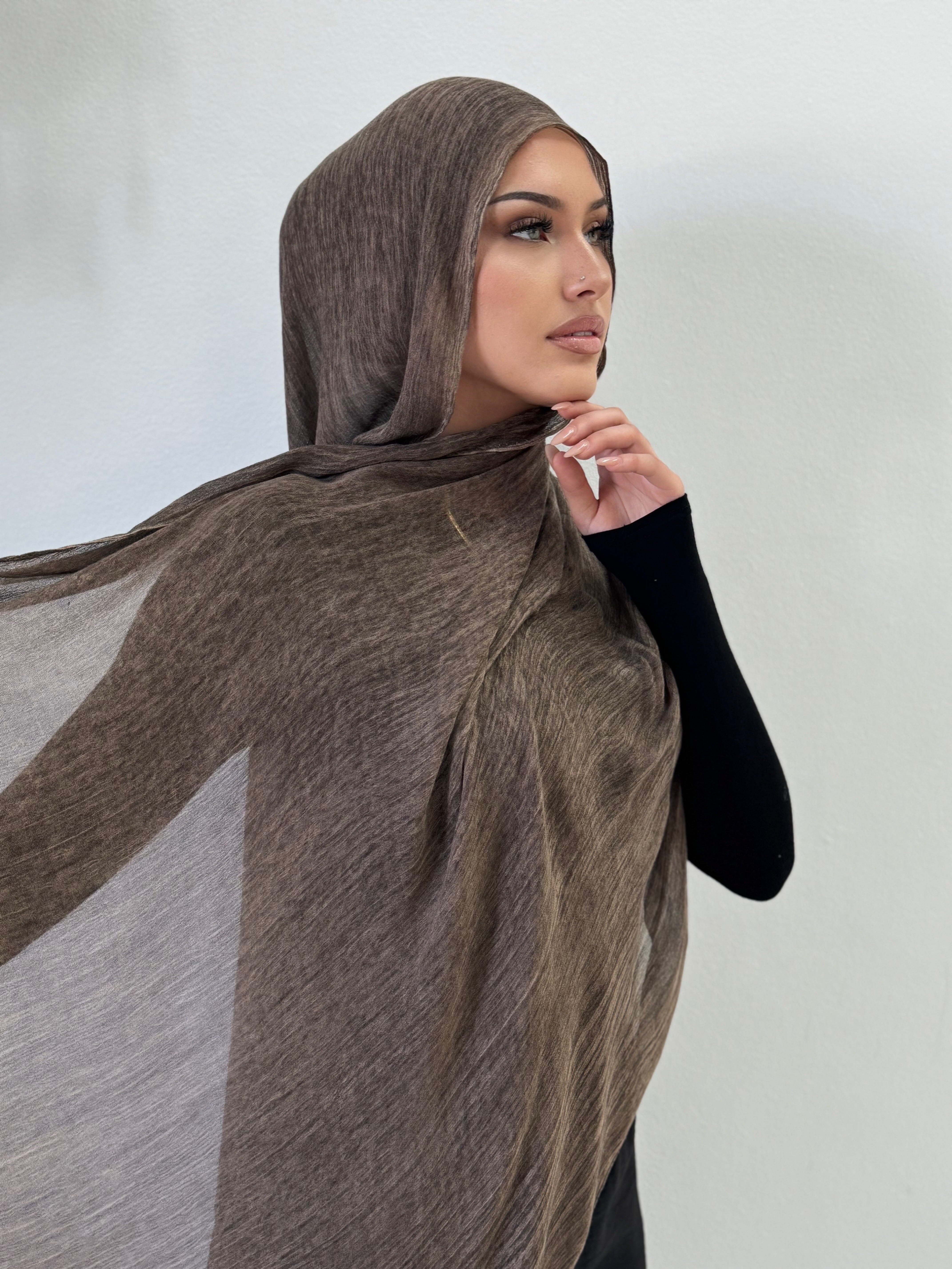 Tiramisu Pleated Hijab