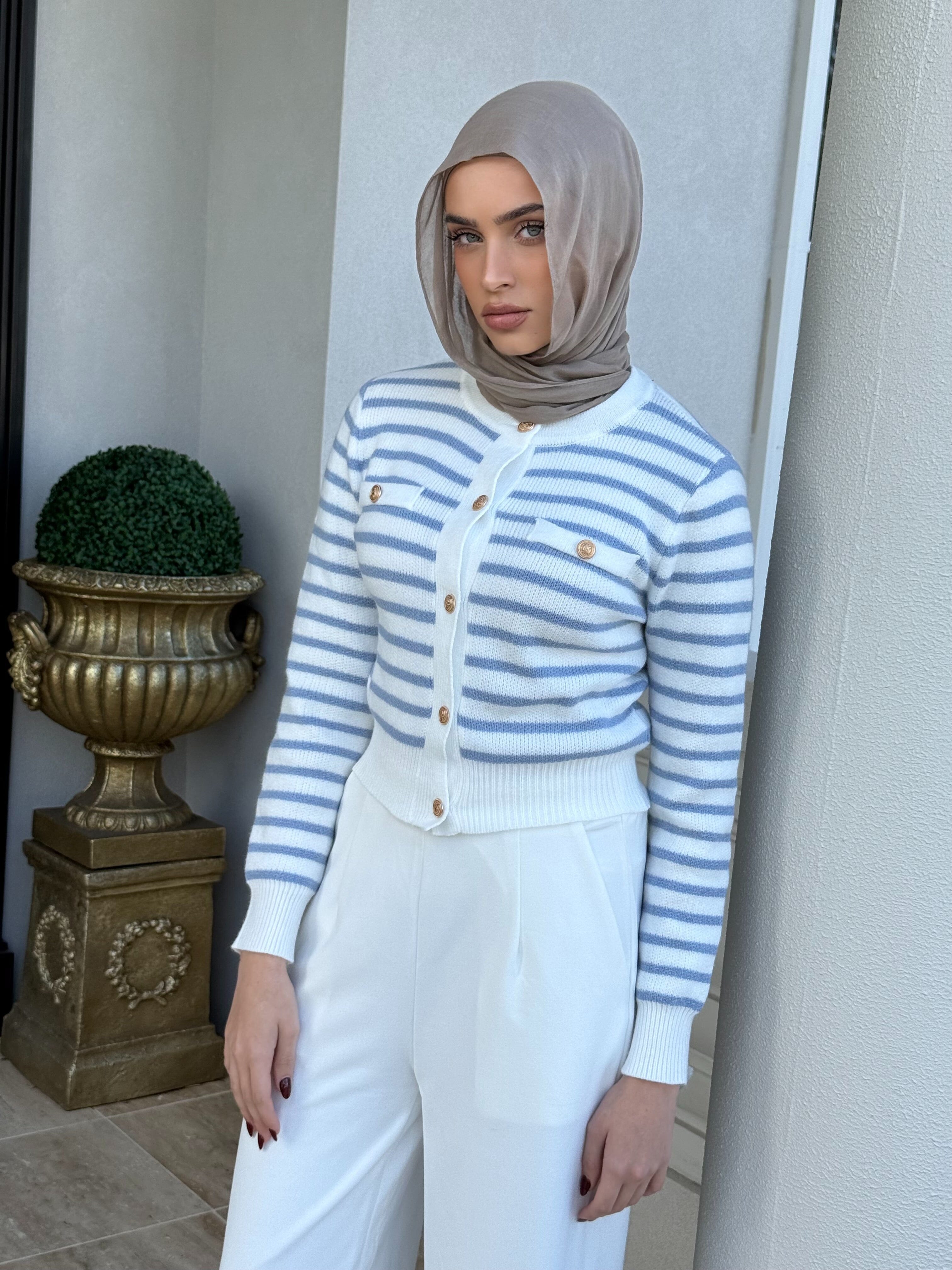 Striped Cardi