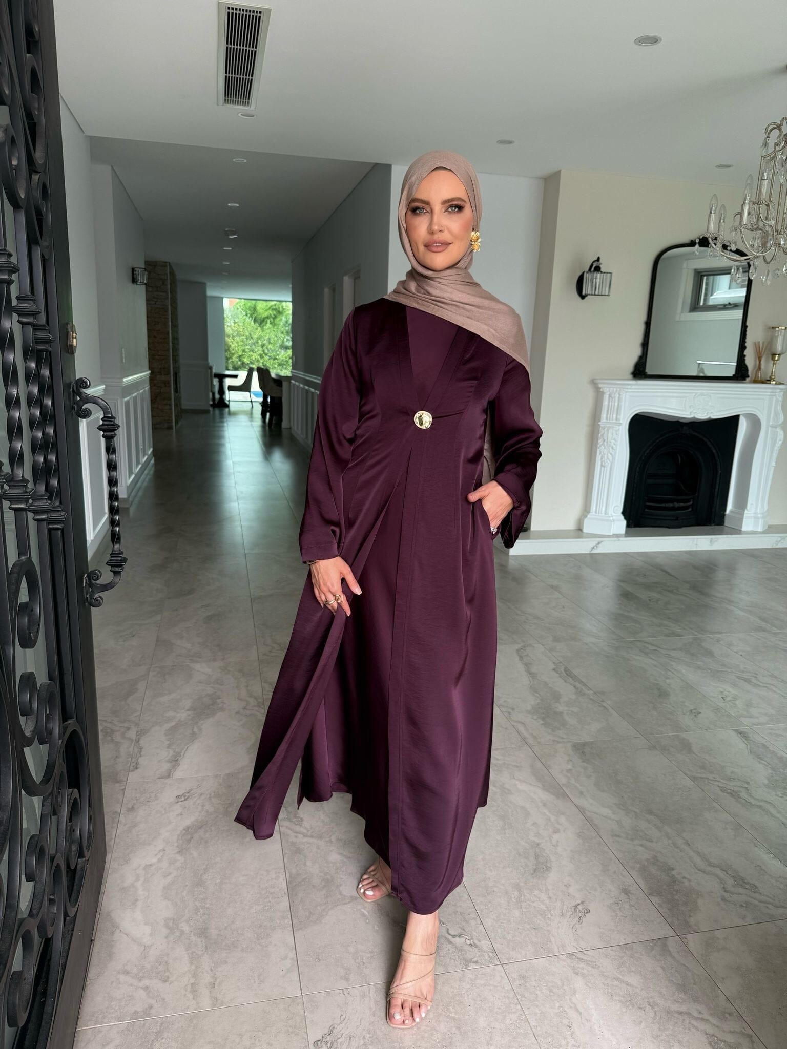 Lana Satin Dress