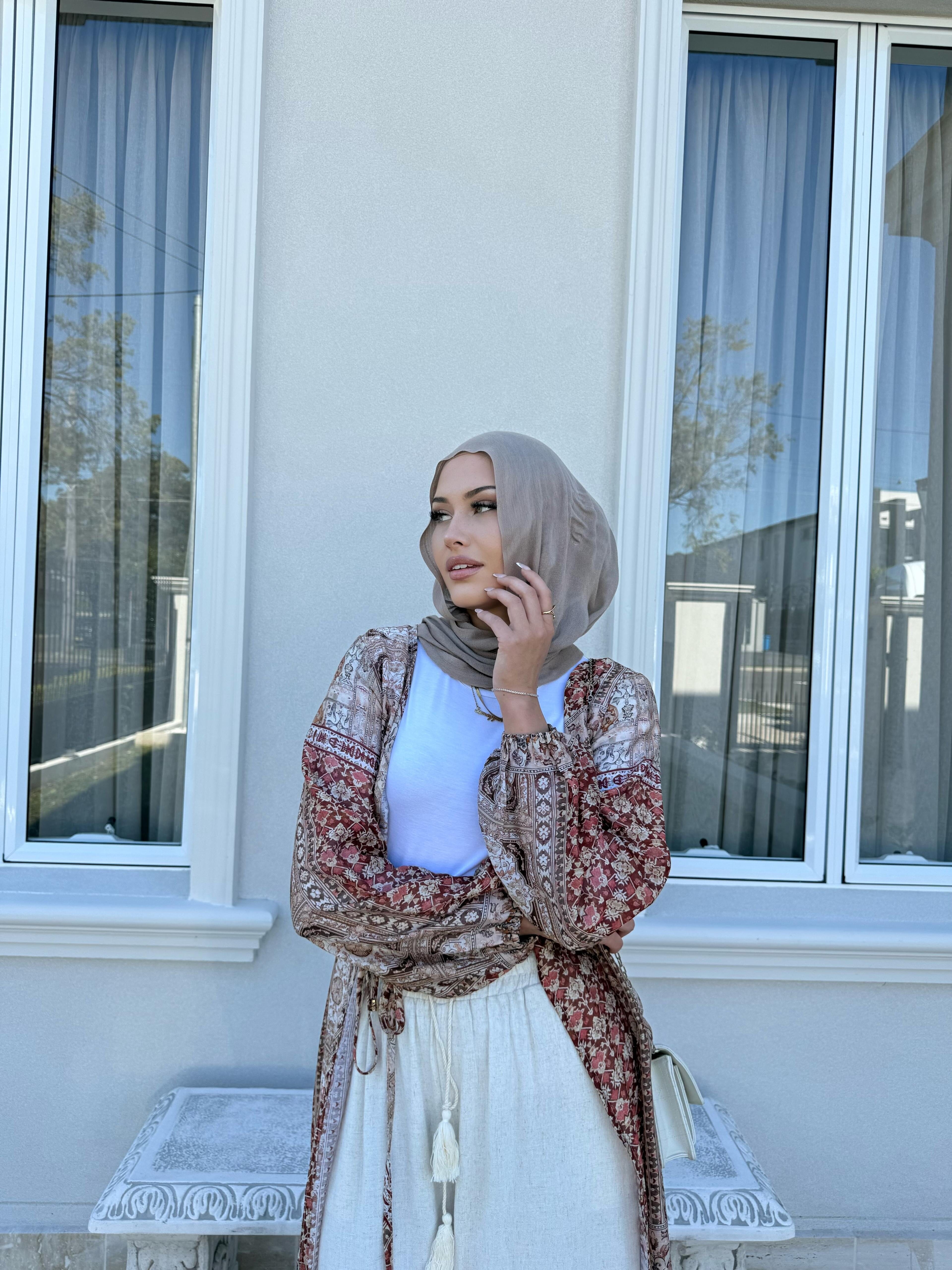 Rust Tribal Cardigan