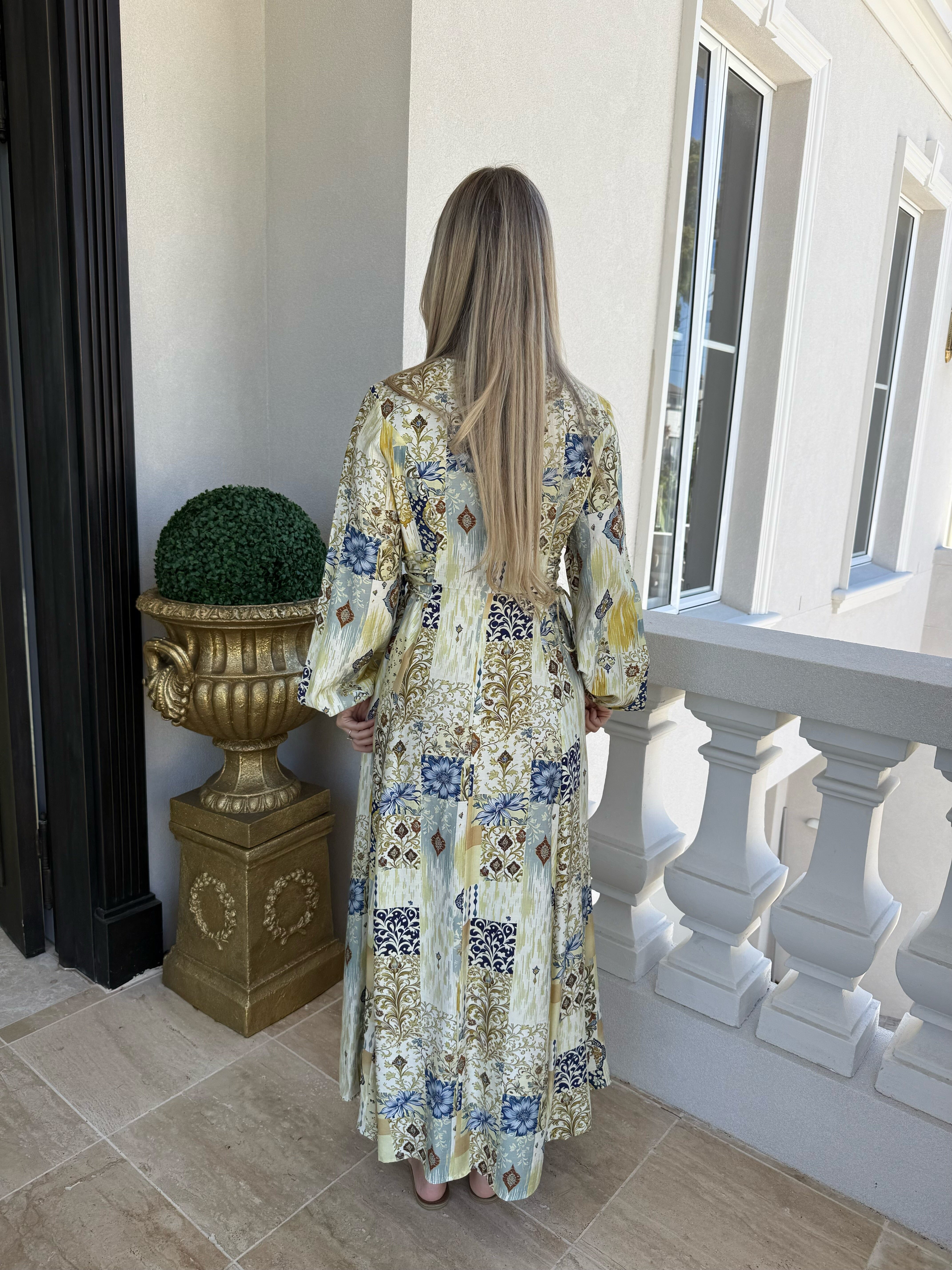 Zarin Floral Tie Dress