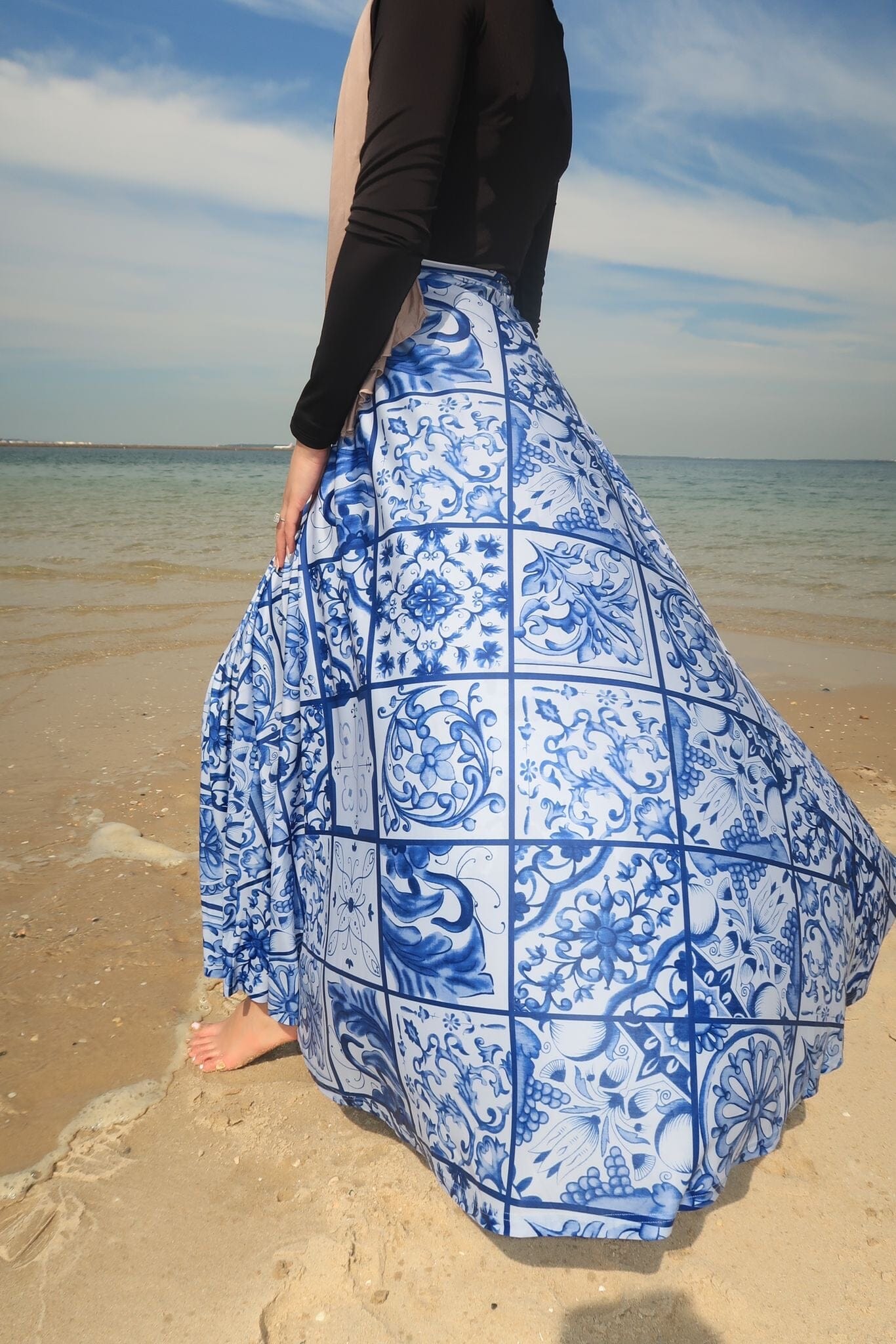 Fairy Blue Swim Sarong