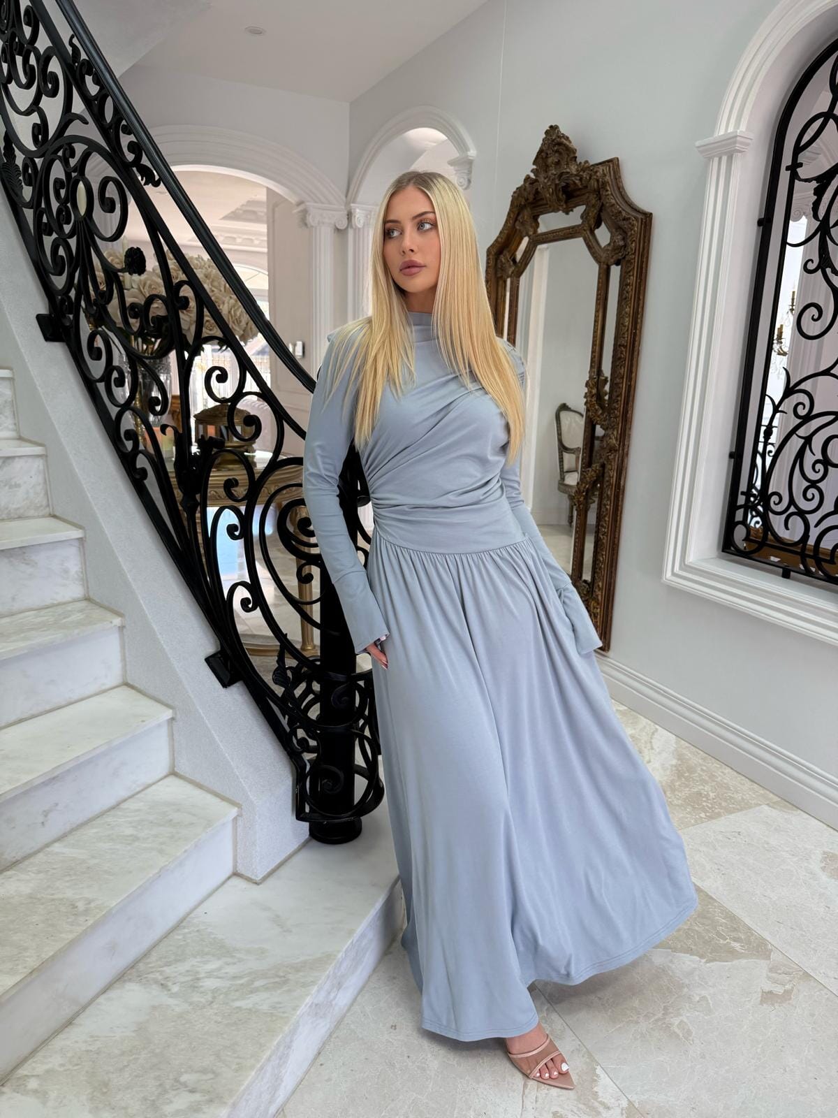 Maxi Gathered Dress
