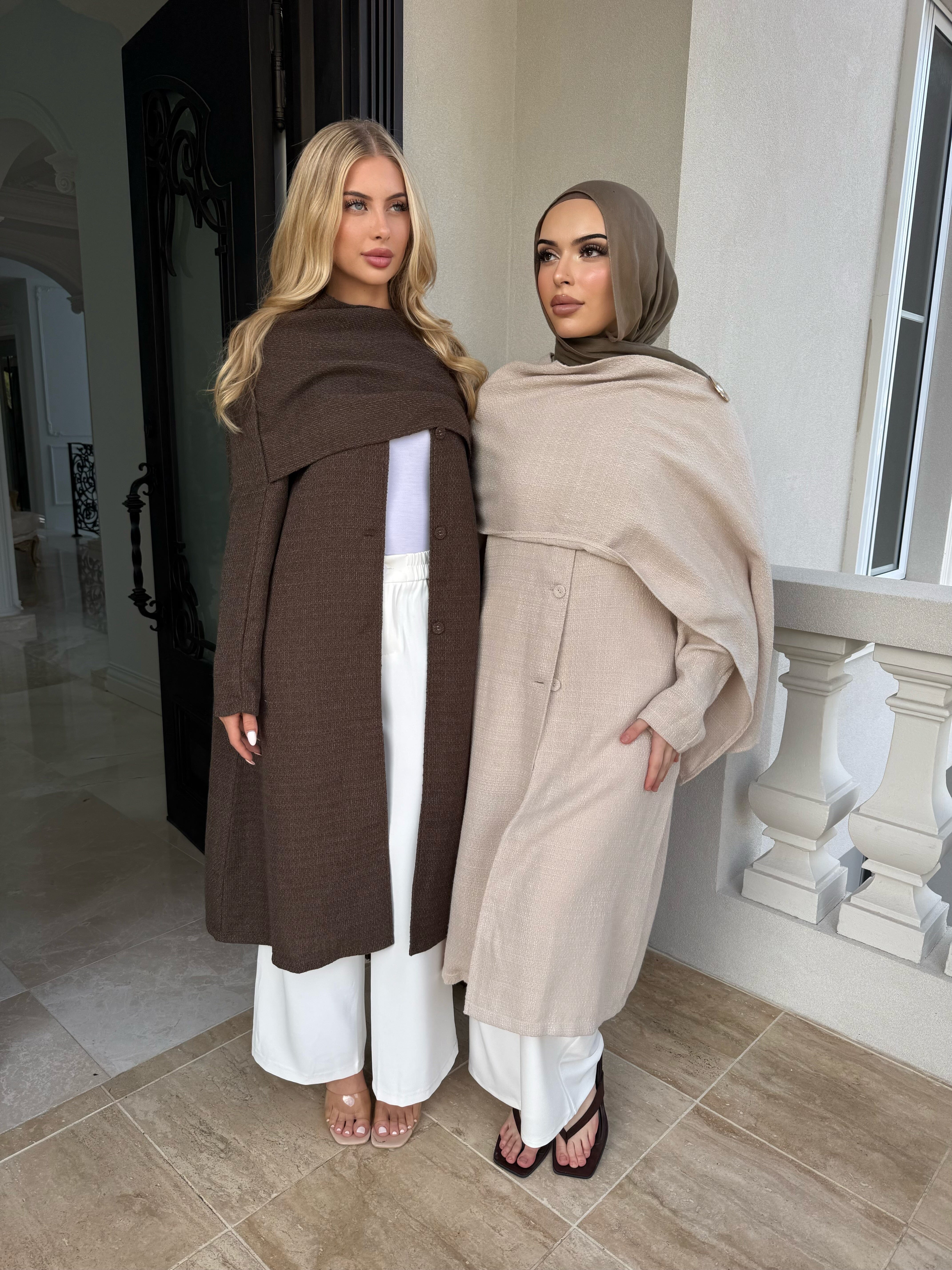 Tweed Shawl Coat
