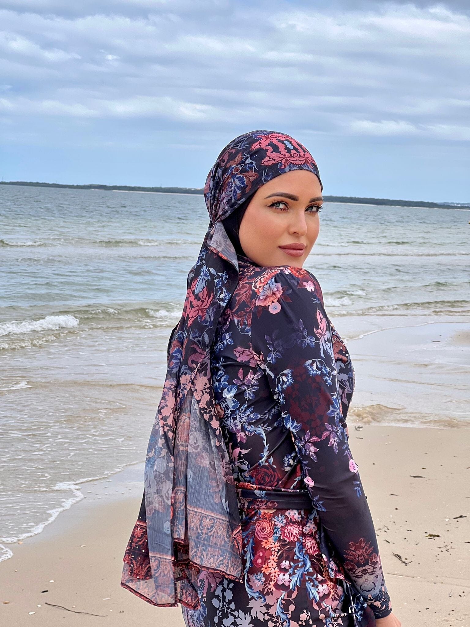 Midnight Plum SWIM Sarong
