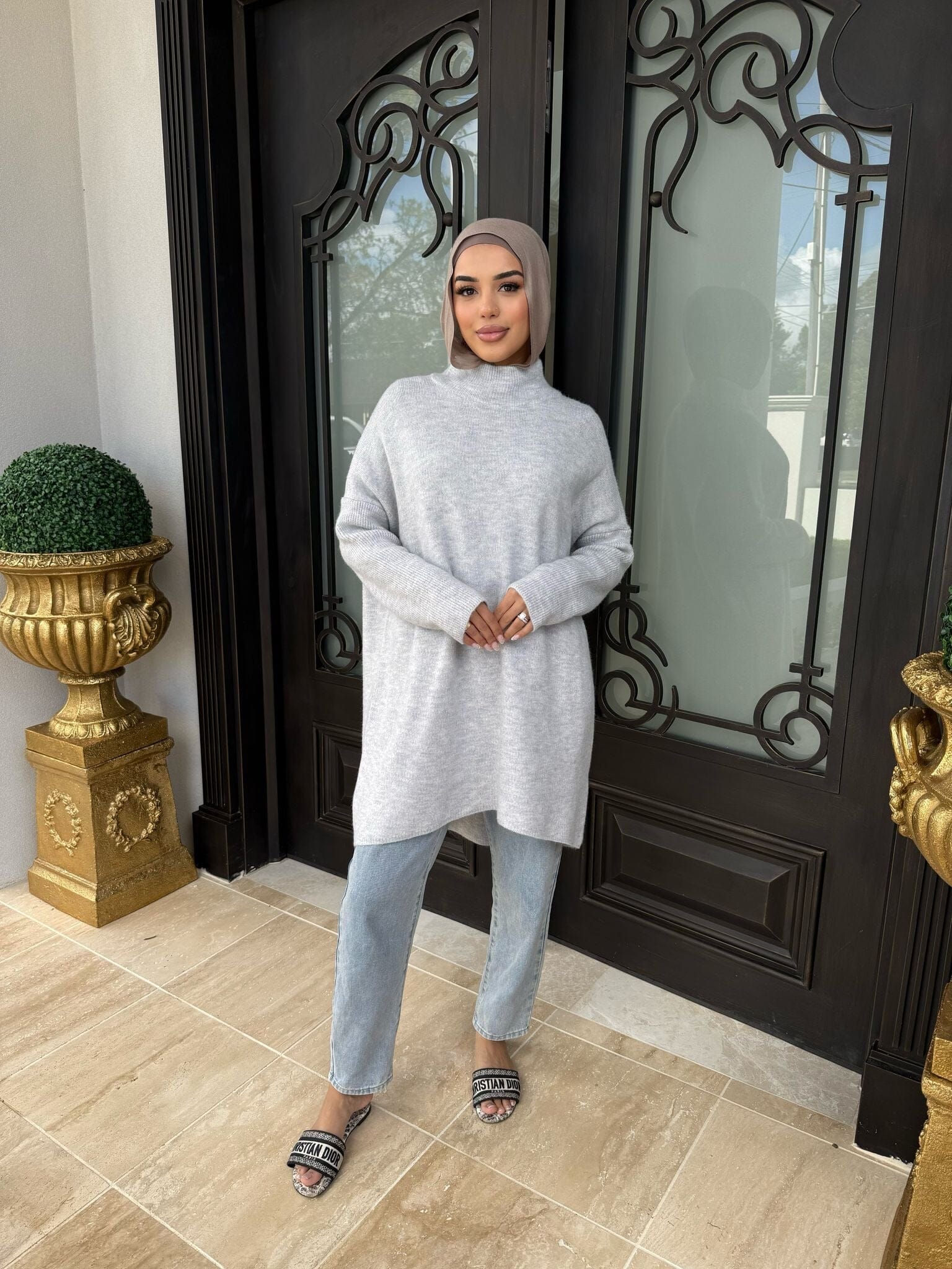 High Low Knit Jumper