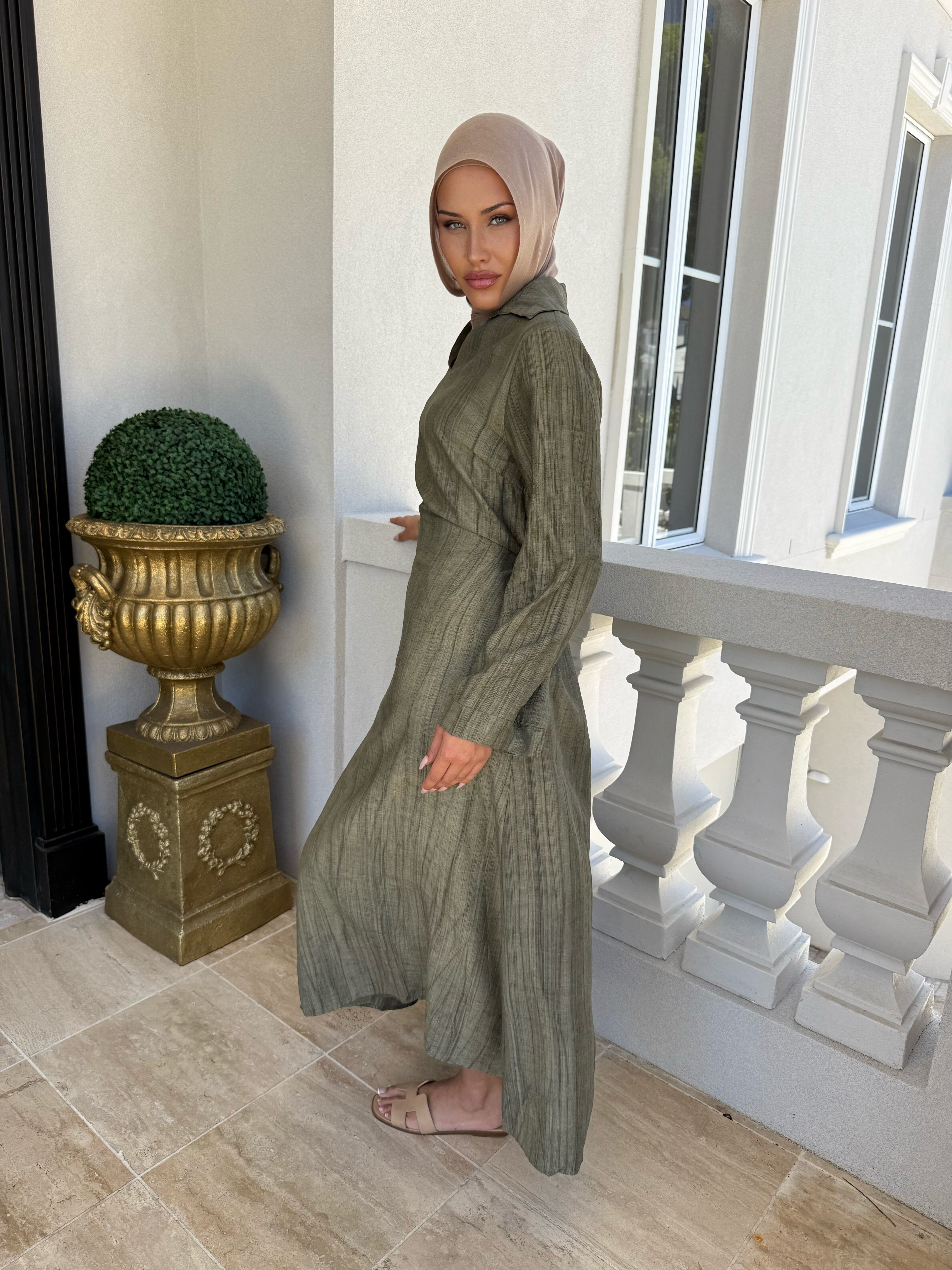 Washed Abaya