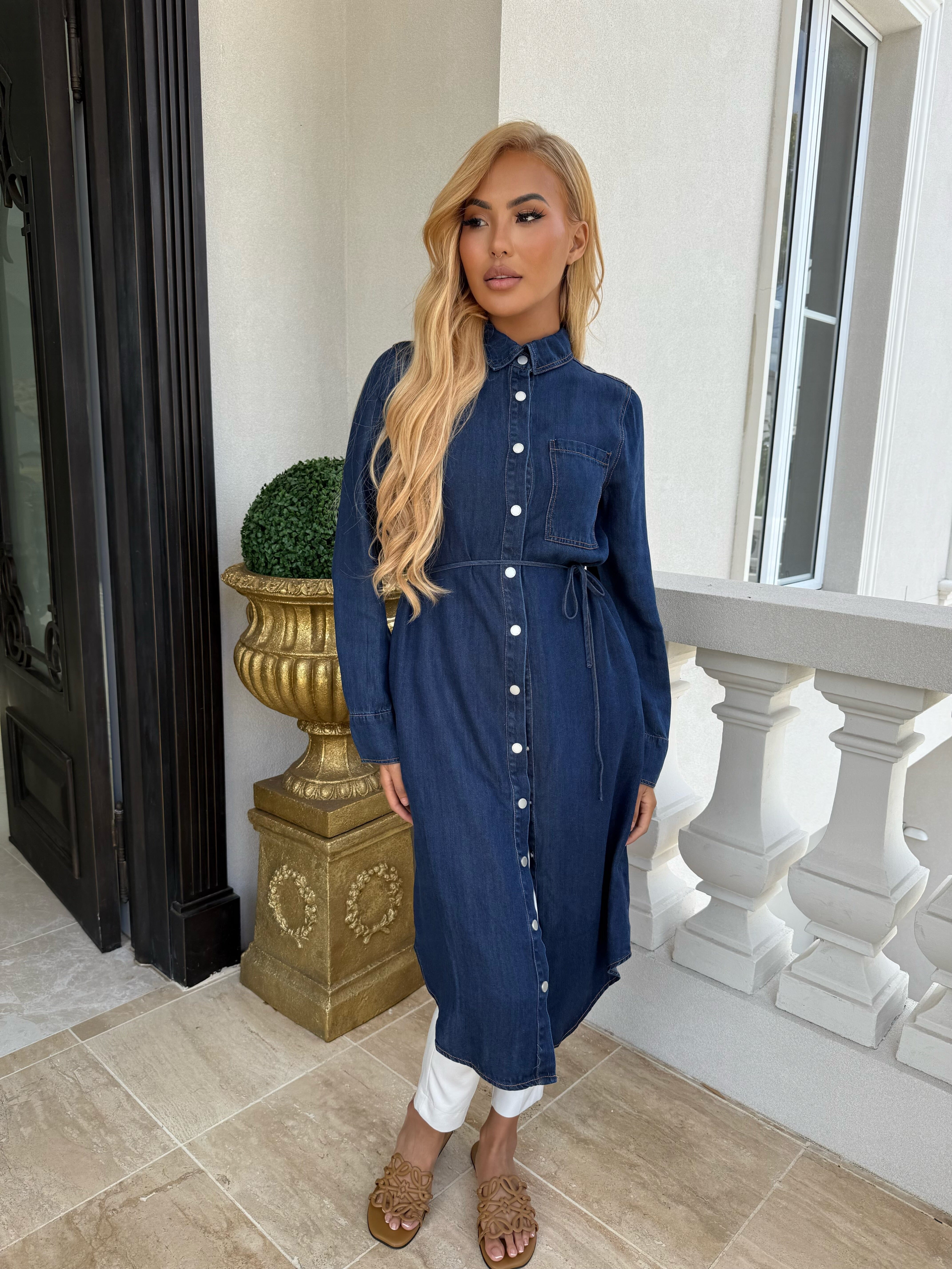 Blue Demin Tunic