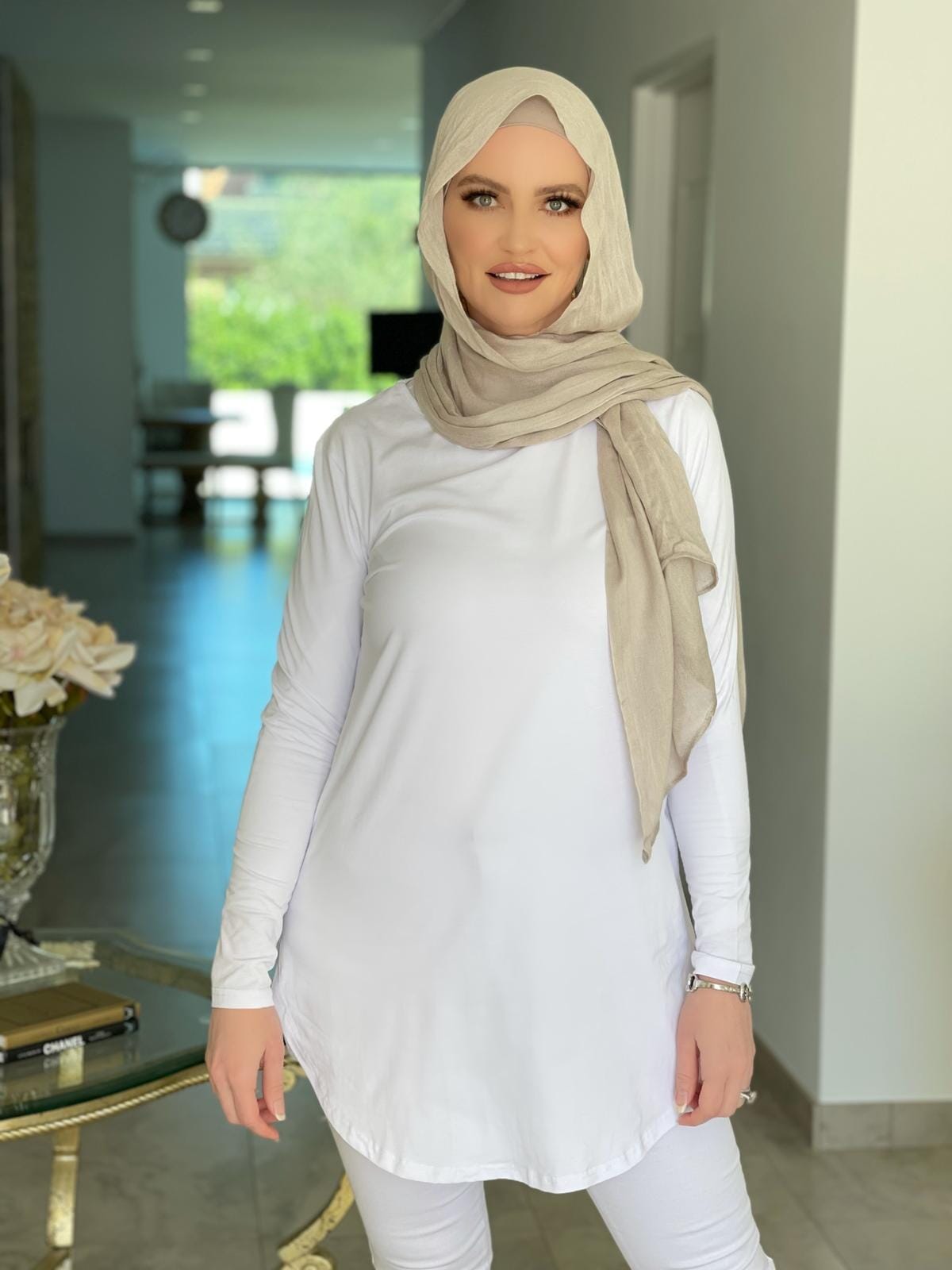 Midi Length Basic Cotton Top