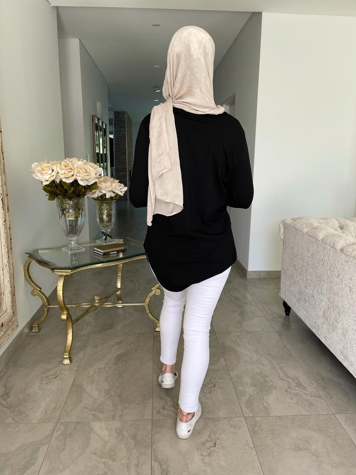 Midi Length Basic Cotton Top