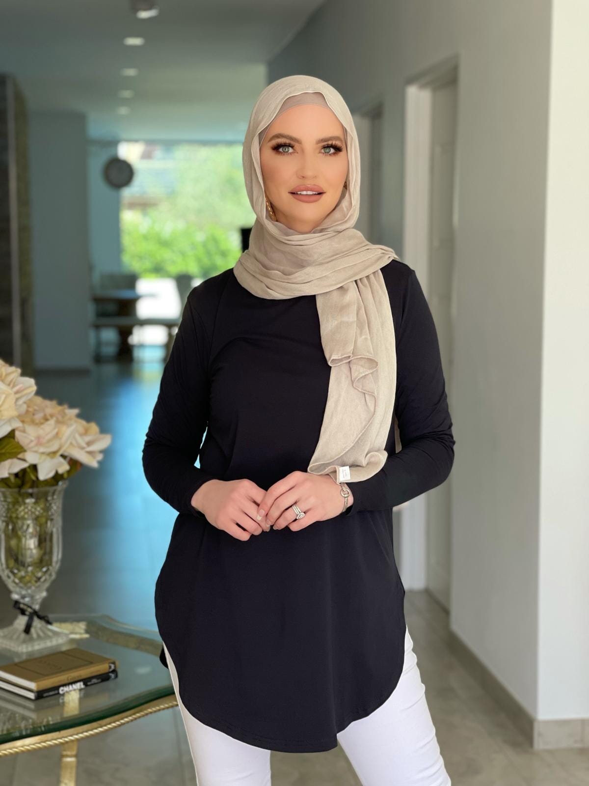 Midi Length Basic Cotton Top