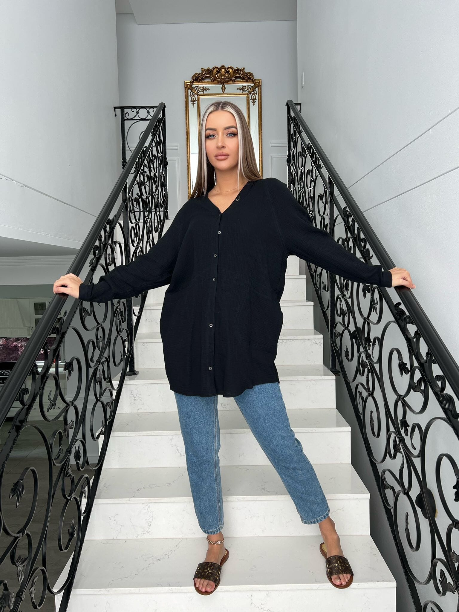 Oversized Cotton Shirt