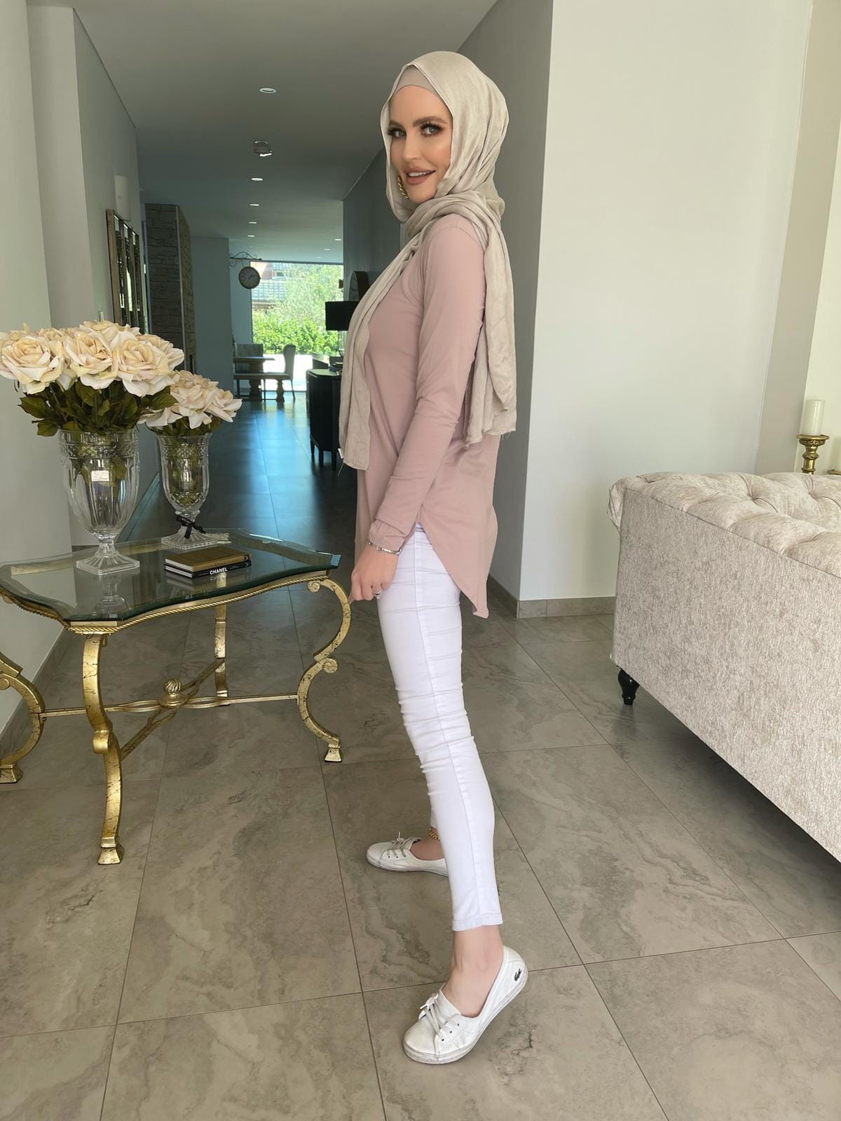 Midi Length Basic Cotton Top