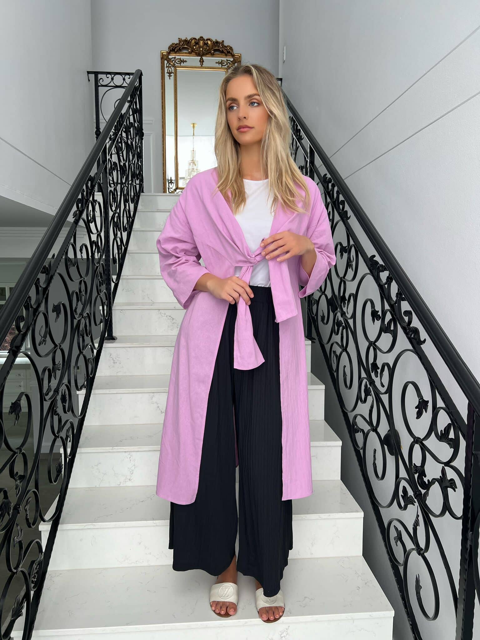 Oversized Linen Throw